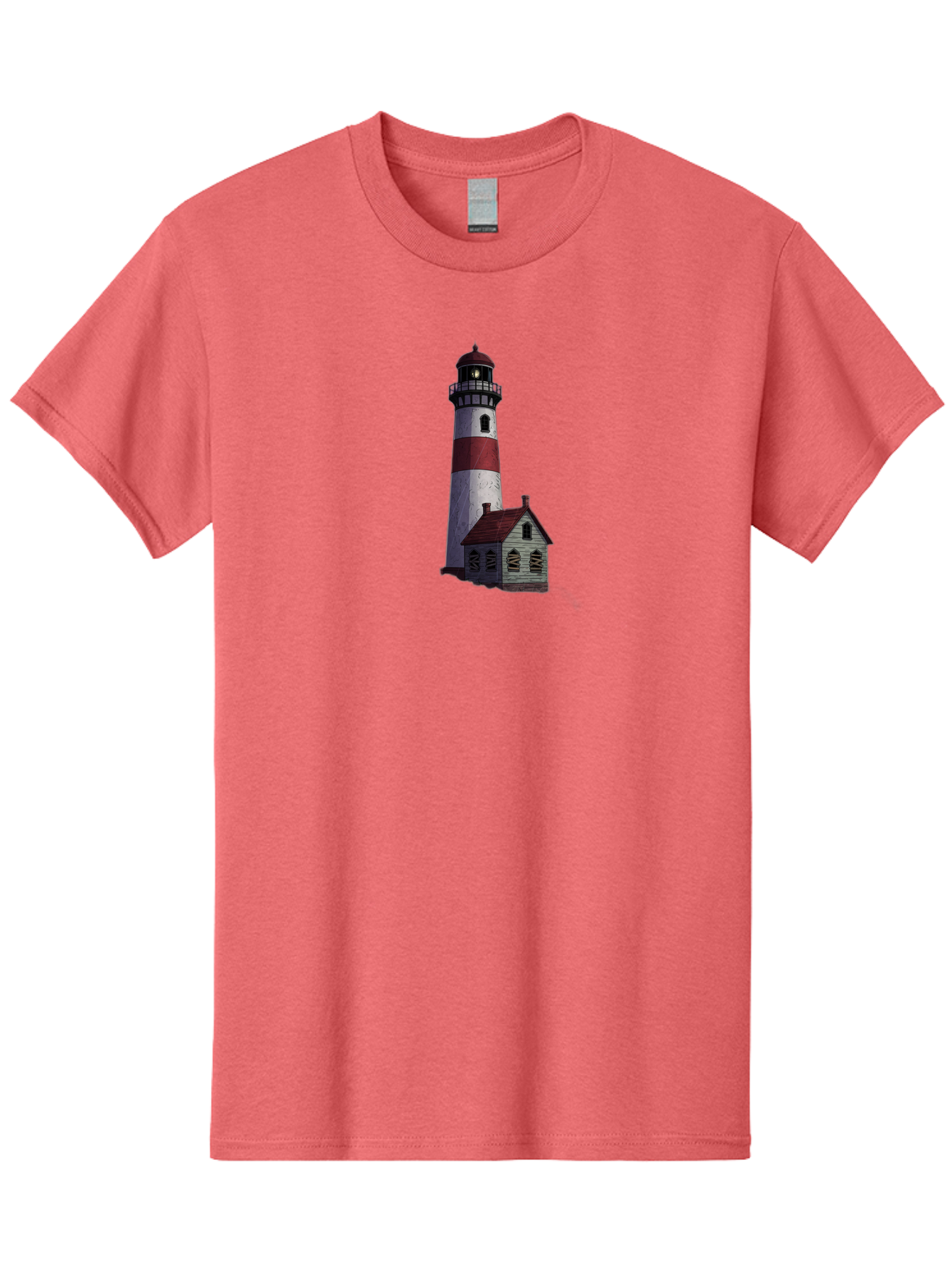 Lighthouse-12 Men'S Graphic Tee, 100% Cotton, Comfortable Casual Summer Wear, Machine Washable, Vintage Camera, Old Camera, Antique Camera, Black Camera, Classic Photography, Photography Equipment, Nostalgic Device, Film Camera, Camera Art Bag701