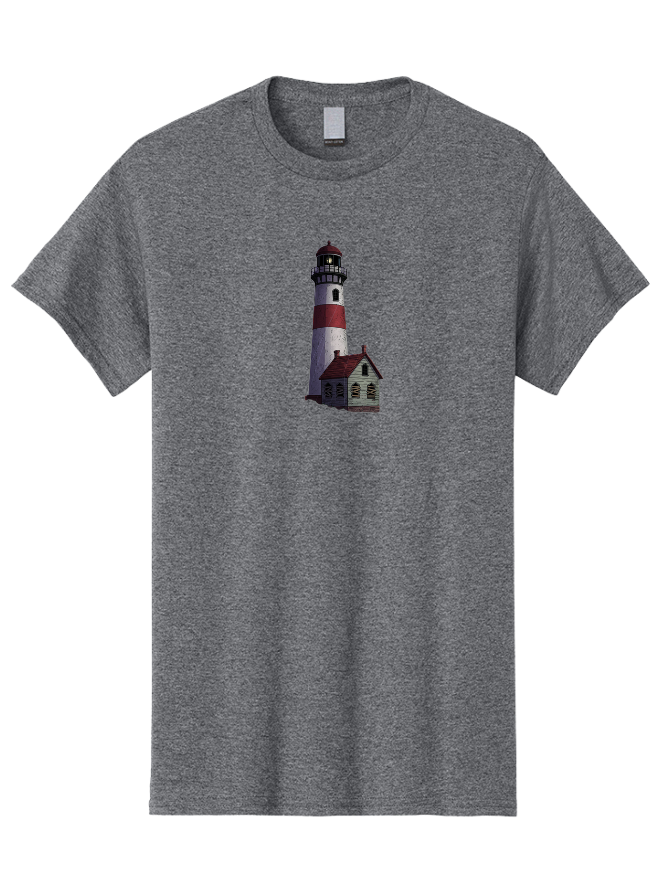 Lighthouse-12 Men'S Graphic Tee, 100% Cotton, Comfortable Casual Summer Wear, Machine Washable, Vintage Camera, Old Camera, Antique Camera, Black Camera, Classic Photography, Photography Equipment, Nostalgic Device, Film Camera, Camera Art Bag701