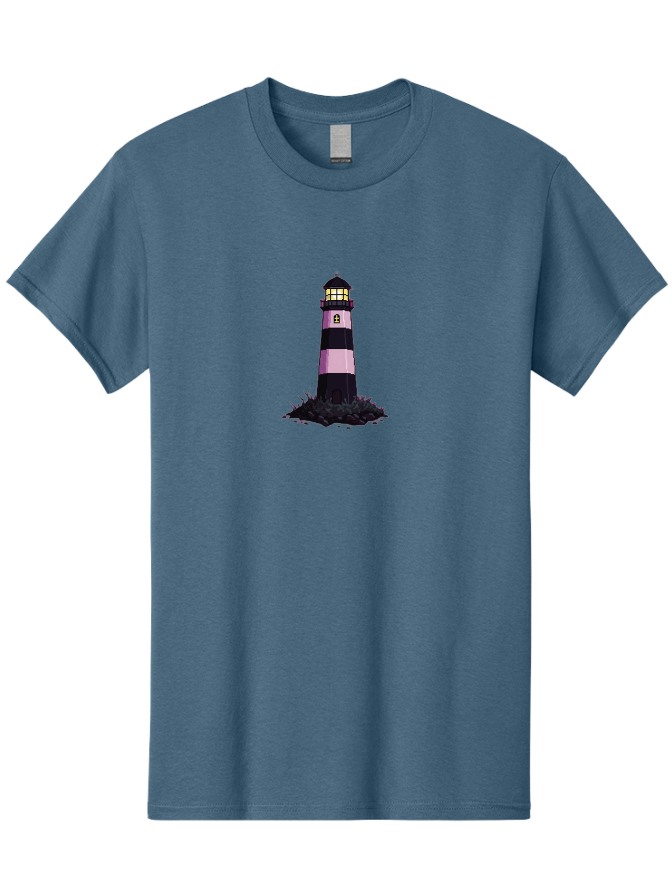 Lighthouse-13 Men'S Graphic Tee, 100% Cotton, Comfortable Casual Summer Wear, Machine Washable, Vintage Camera, Old Camera, Antique Camera, Black Camera, Classic Photography, Photography Equipment, Nostalgic Device, Film Camera, Camera Art Bag702