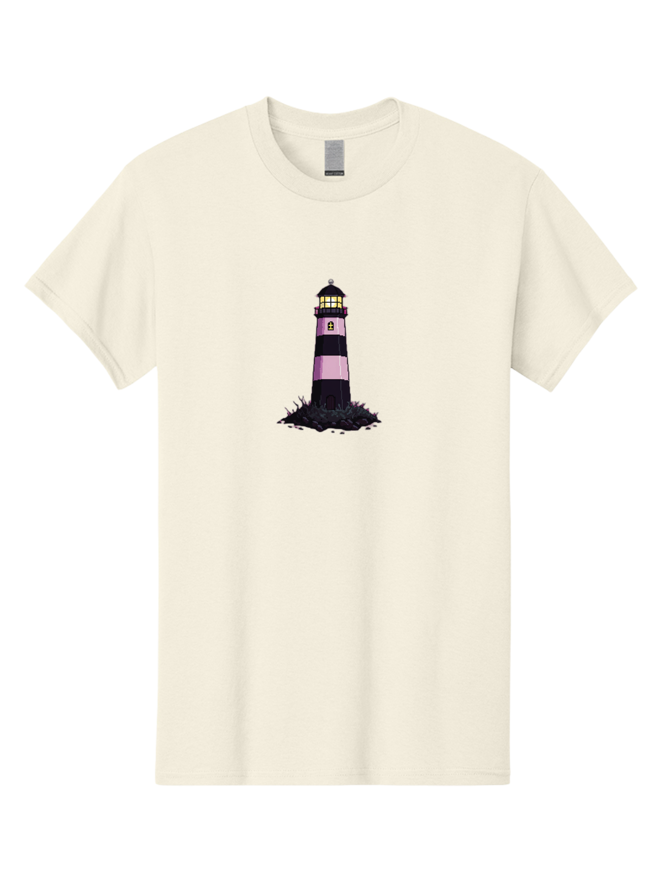Lighthouse-13 Men'S Graphic Tee, 100% Cotton, Comfortable Casual Summer Wear, Machine Washable, Vintage Camera, Old Camera, Antique Camera, Black Camera, Classic Photography, Photography Equipment, Nostalgic Device, Film Camera, Camera Art Bag702