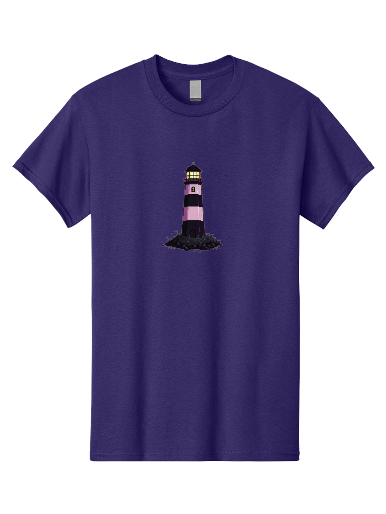 Lighthouse-13 Men'S Graphic Tee, 100% Cotton, Comfortable Casual Summer Wear, Machine Washable, Vintage Camera, Old Camera, Antique Camera, Black Camera, Classic Photography, Photography Equipment, Nostalgic Device, Film Camera, Camera Art Bag702