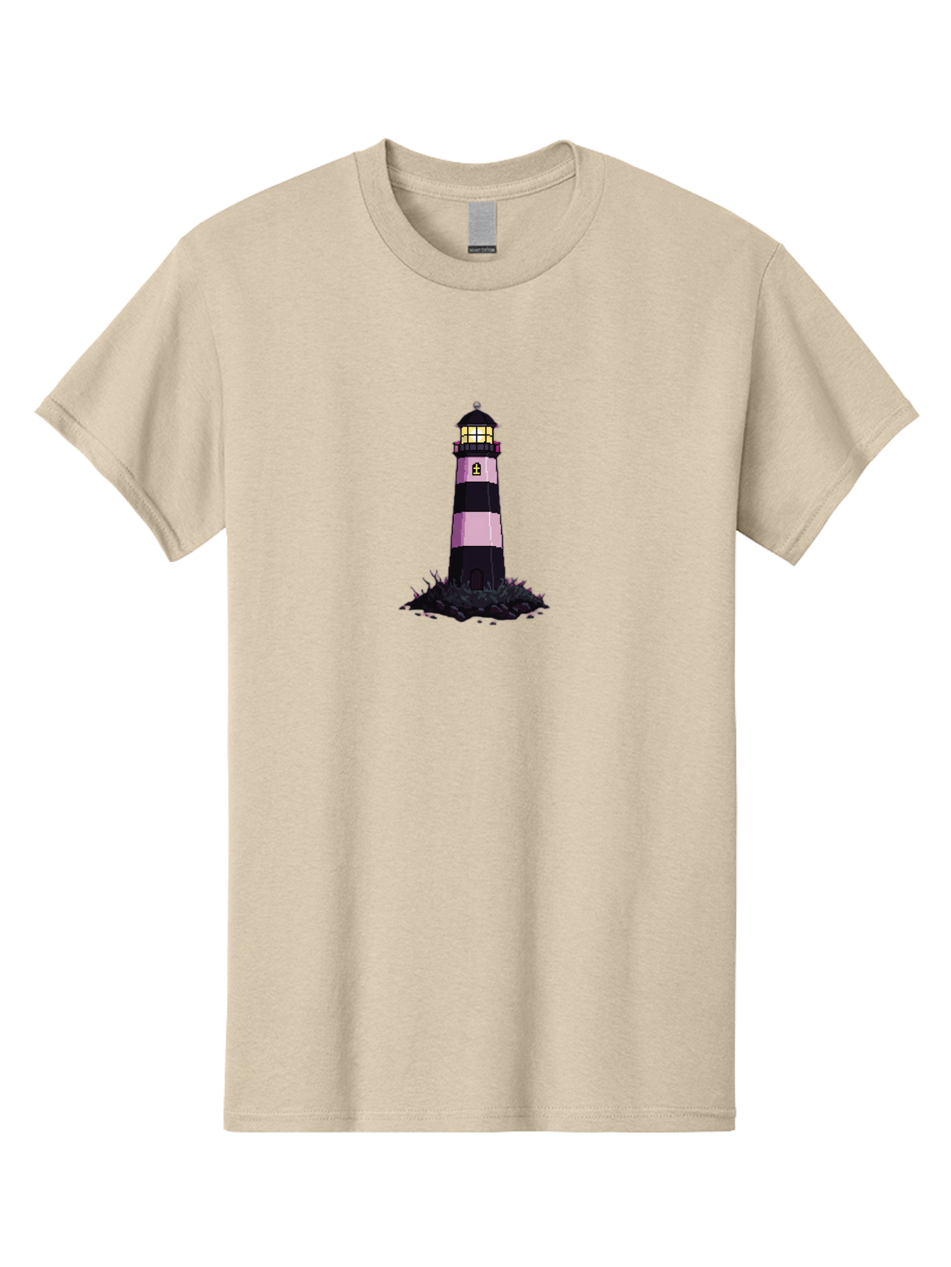Lighthouse-13 Men'S Graphic Tee, 100% Cotton, Comfortable Casual Summer Wear, Machine Washable, Vintage Camera, Old Camera, Antique Camera, Black Camera, Classic Photography, Photography Equipment, Nostalgic Device, Film Camera, Camera Art Bag702