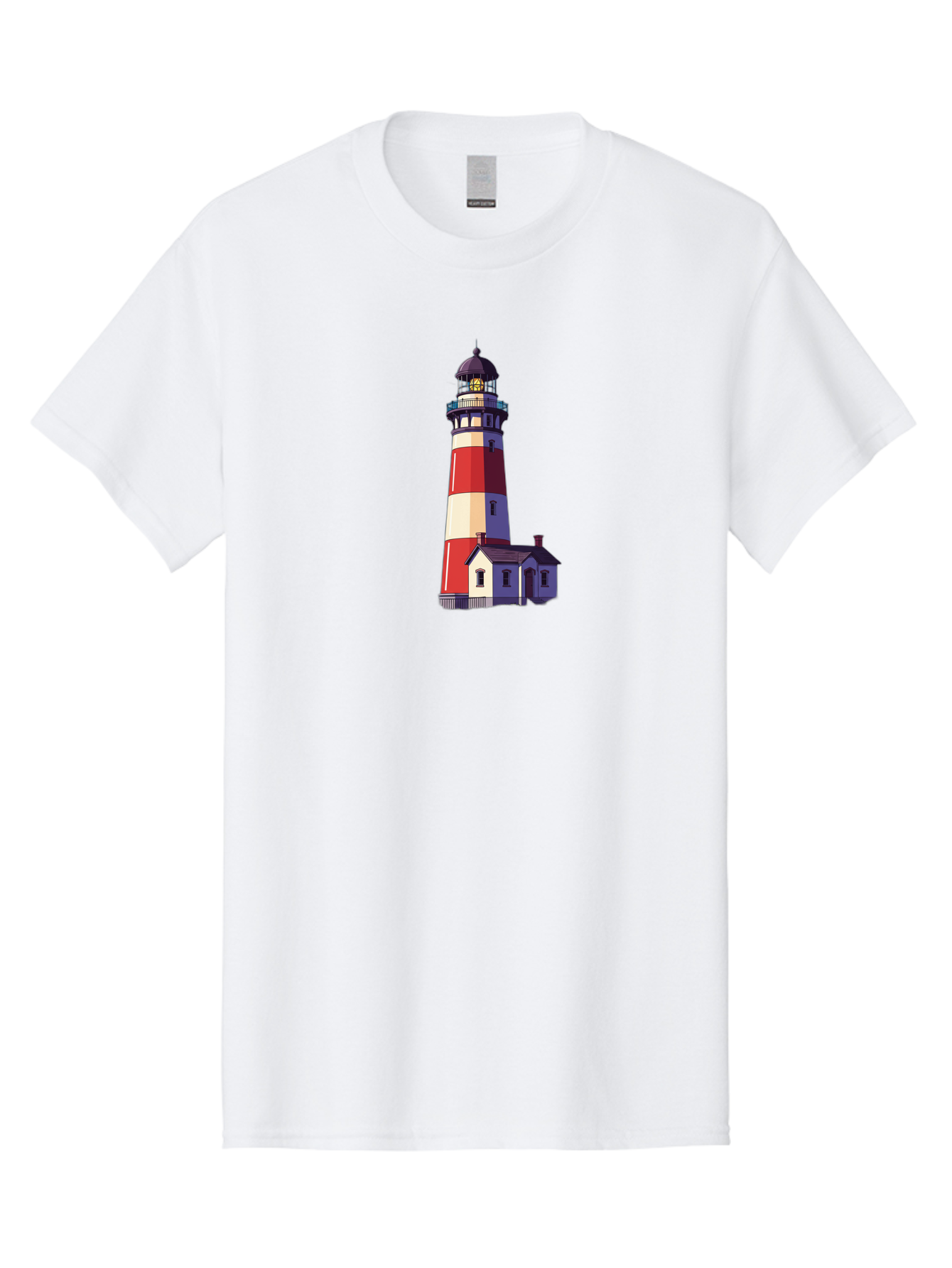 Lighthouse-15 Men'S Graphic Tee, 100% Cotton, Comfortable Casual Summer Wear, Machine Washable, Vintage Camera, Old Camera, Antique Camera, Black Camera, Classic Photography, Photography Equipment, Nostalgic Device, Film Camera, Camera Art Bag704