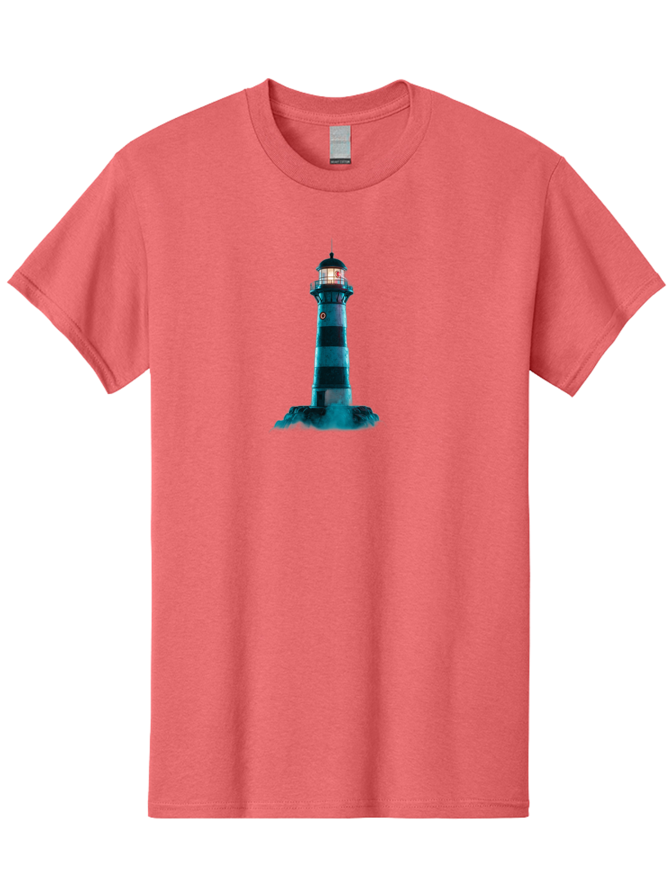 Lighthouse-16 Men'S Graphic Tee, 100% Cotton, Comfortable Casual Summer Wear, Machine Washable, Vintage Camera, Old Camera, Antique Camera, Black Camera, Classic Photography, Photography Equipment, Nostalgic Device, Film Camera, Camera Art Bag705