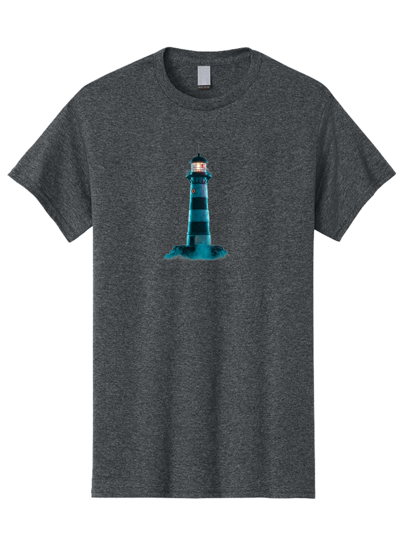 Lighthouse-16 Men'S Graphic Tee, 100% Cotton, Comfortable Casual Summer Wear, Machine Washable, Vintage Camera, Old Camera, Antique Camera, Black Camera, Classic Photography, Photography Equipment, Nostalgic Device, Film Camera, Camera Art Bag705
