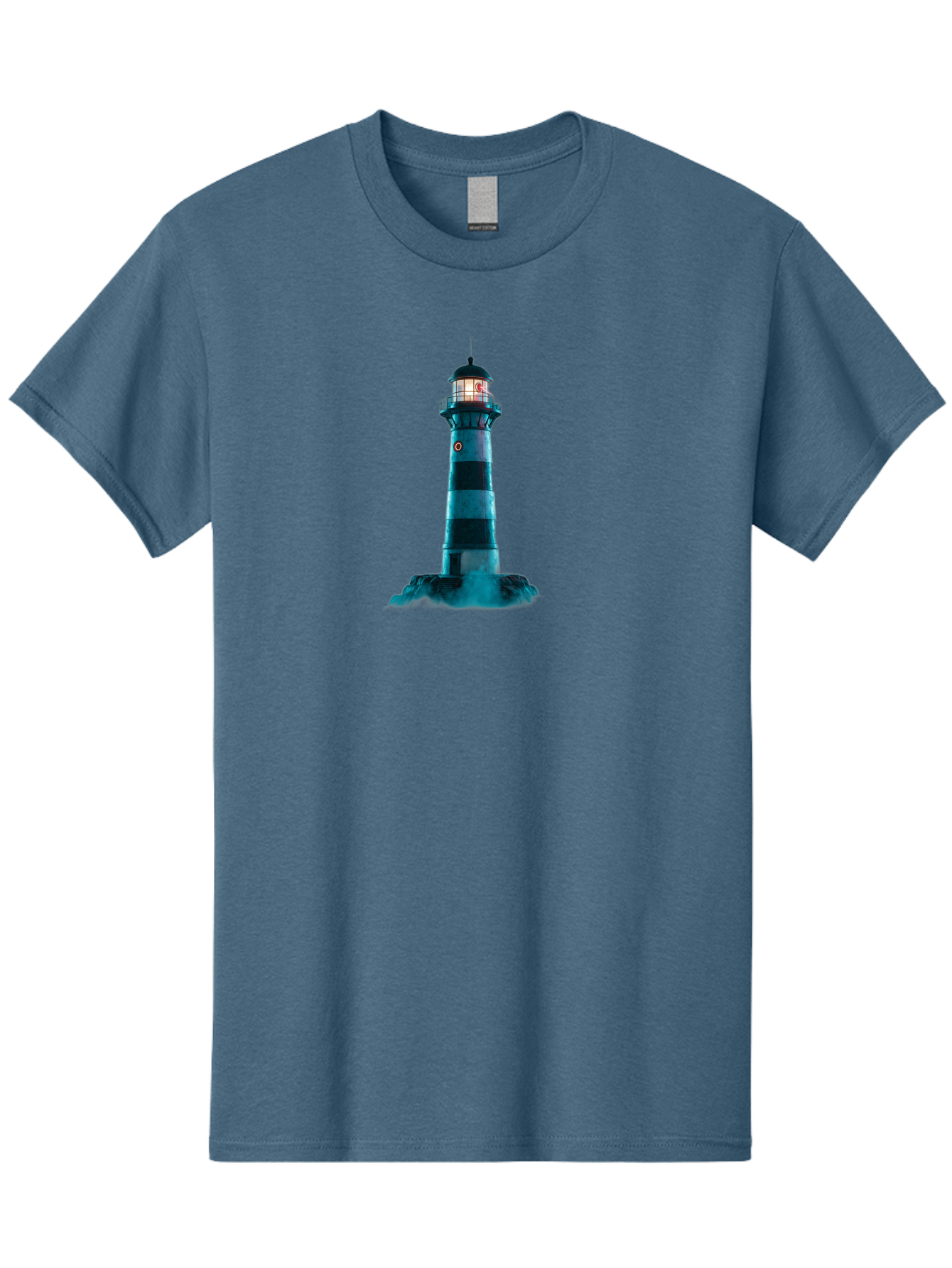 Lighthouse-16 Men'S Graphic Tee, 100% Cotton, Comfortable Casual Summer Wear, Machine Washable, Vintage Camera, Old Camera, Antique Camera, Black Camera, Classic Photography, Photography Equipment, Nostalgic Device, Film Camera, Camera Art Bag705