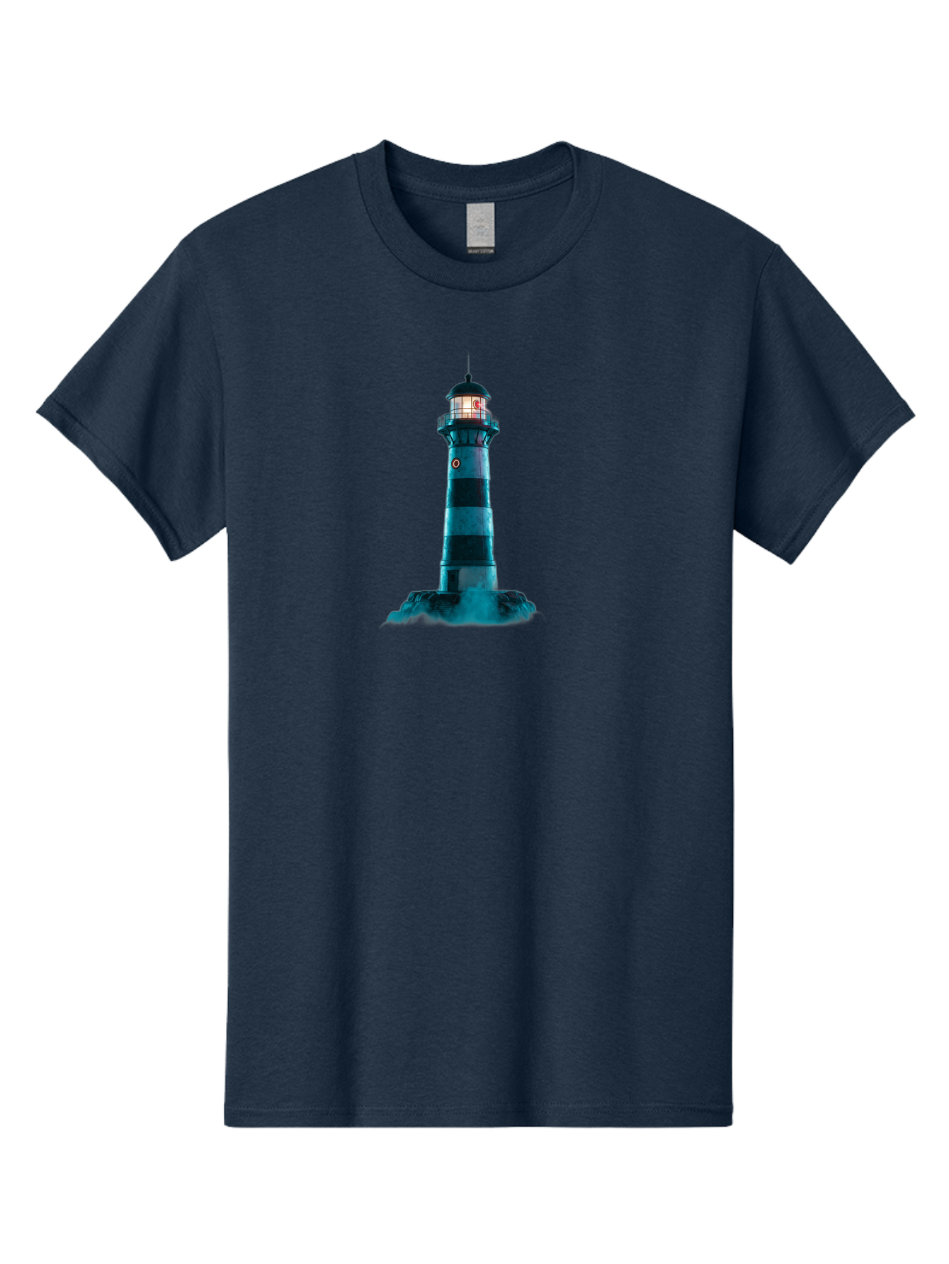 Lighthouse-16 Men'S Graphic Tee, 100% Cotton, Comfortable Casual Summer Wear, Machine Washable, Vintage Camera, Old Camera, Antique Camera, Black Camera, Classic Photography, Photography Equipment, Nostalgic Device, Film Camera, Camera Art Bag705