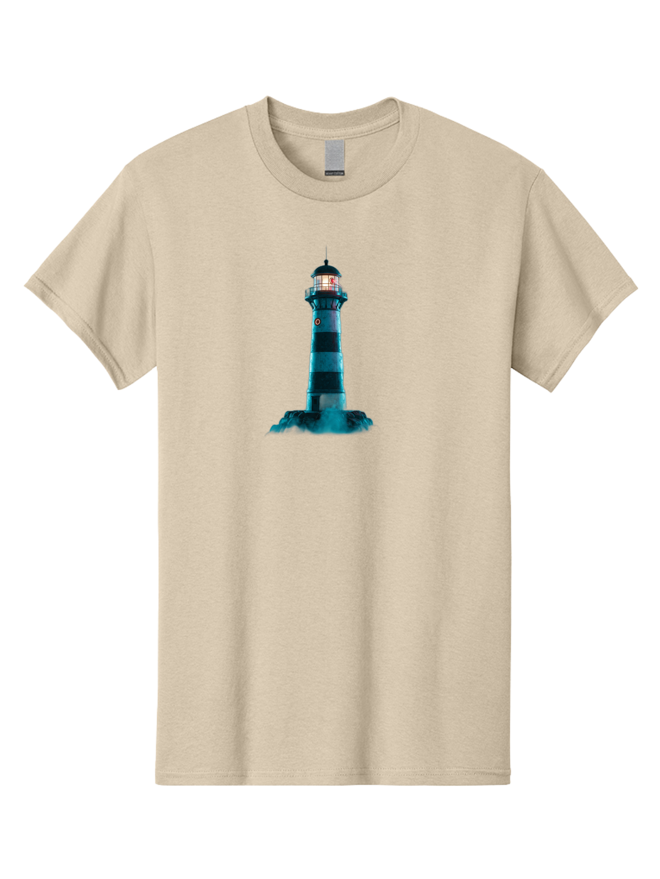 Lighthouse-16 Men'S Graphic Tee, 100% Cotton, Comfortable Casual Summer Wear, Machine Washable, Vintage Camera, Old Camera, Antique Camera, Black Camera, Classic Photography, Photography Equipment, Nostalgic Device, Film Camera, Camera Art Bag705