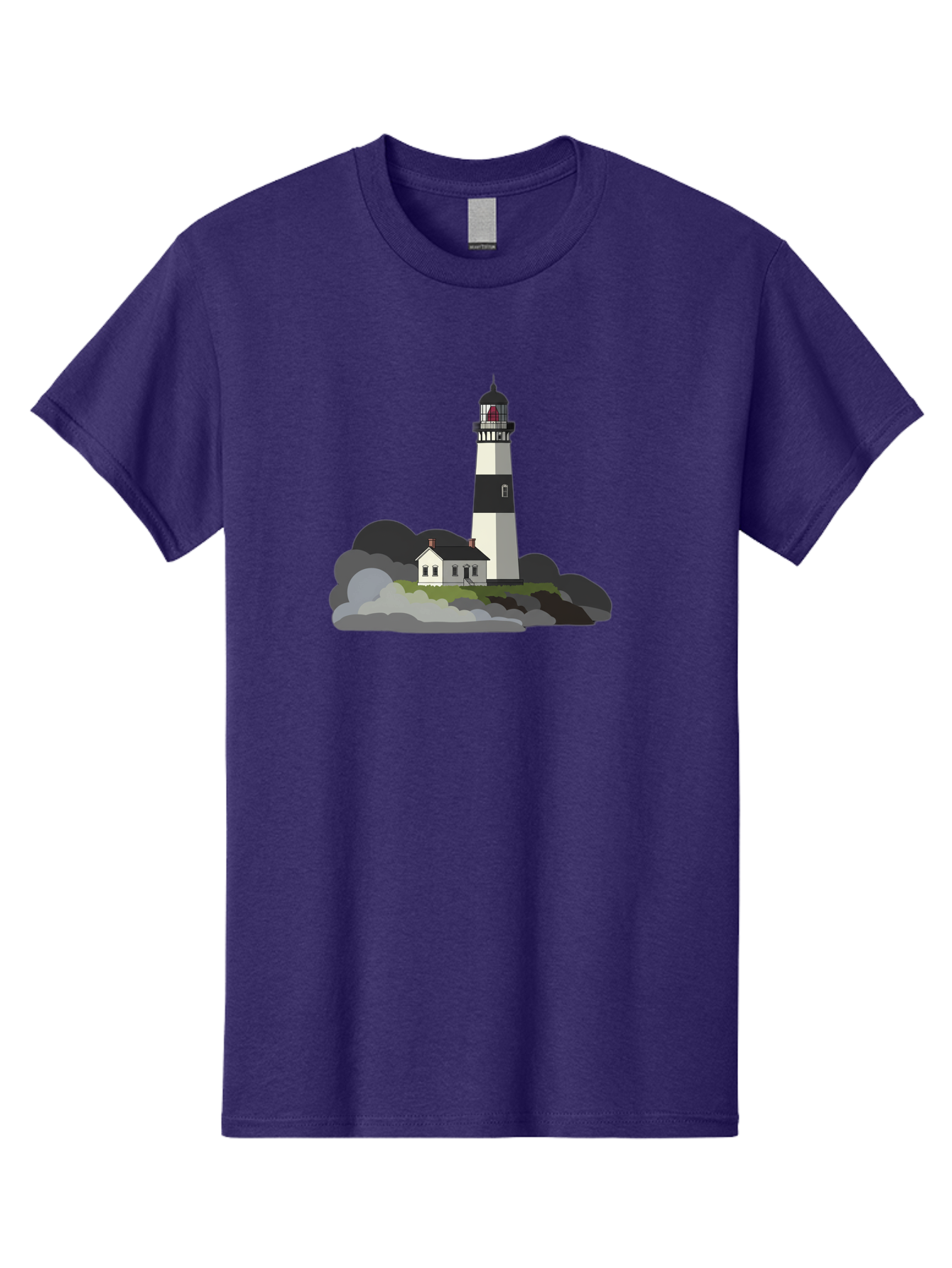 Lighthouse-3 Men'S Graphic Tee, 100% Cotton, Comfortable Casual Summer Wear, Machine Washable, Vintage Camera, Old Camera, Antique Camera, Black Camera, Classic Photography, Photography Equipment, Nostalgic Device, Film Camera, Camera Art Bag707