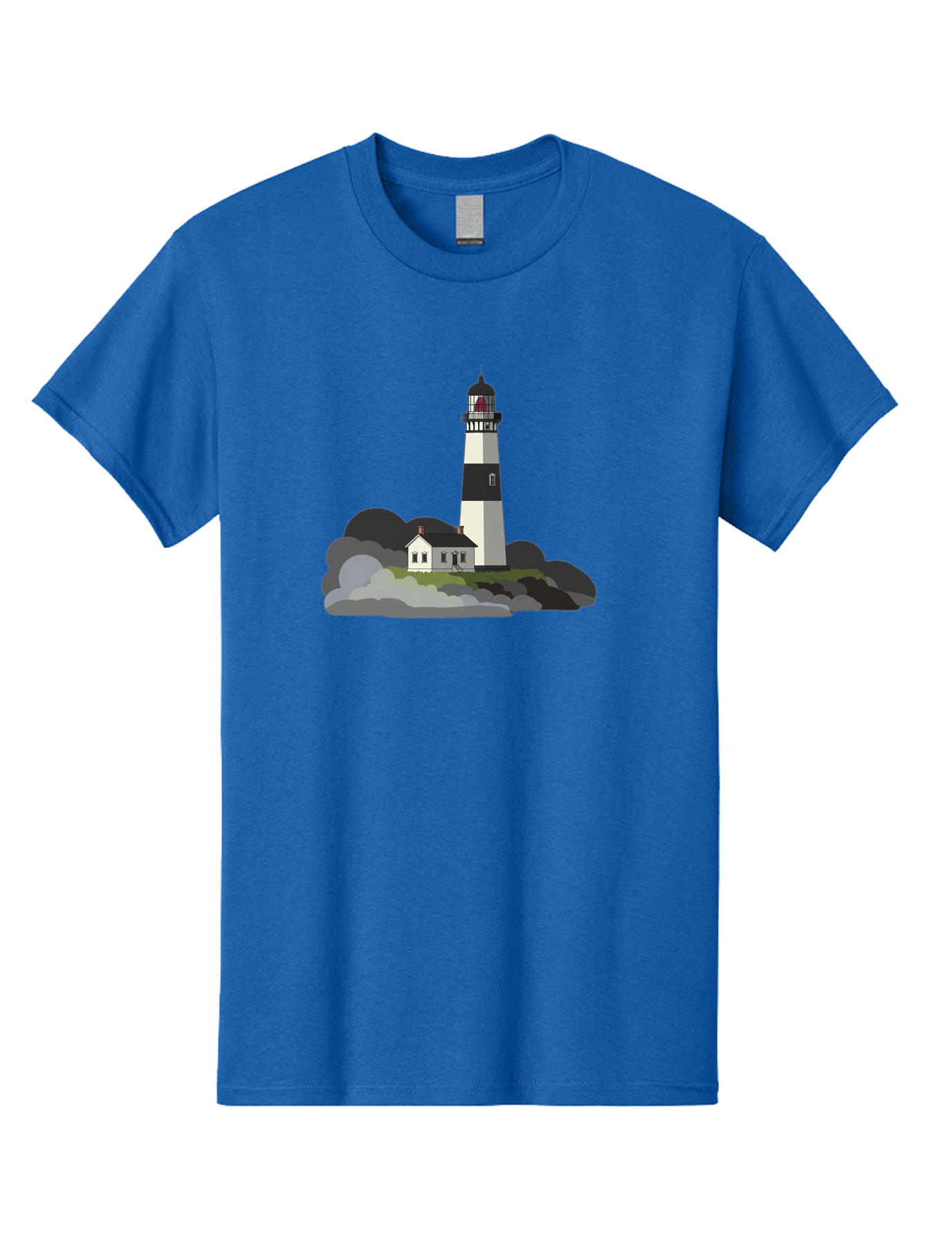 Lighthouse-3 Men'S Graphic Tee, 100% Cotton, Comfortable Casual Summer Wear, Machine Washable, Vintage Camera, Old Camera, Antique Camera, Black Camera, Classic Photography, Photography Equipment, Nostalgic Device, Film Camera, Camera Art Bag707