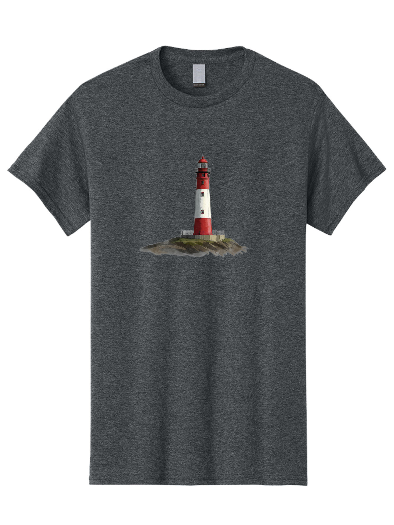 Lighthouse-4 Men'S Graphic Tee, 100% Cotton, Comfortable Casual Summer Wear, Machine Washable, Vintage Camera, Old Camera, Antique Camera, Black Camera, Classic Photography, Photography Equipment, Nostalgic Device, Film Camera, Camera Art Bag708
