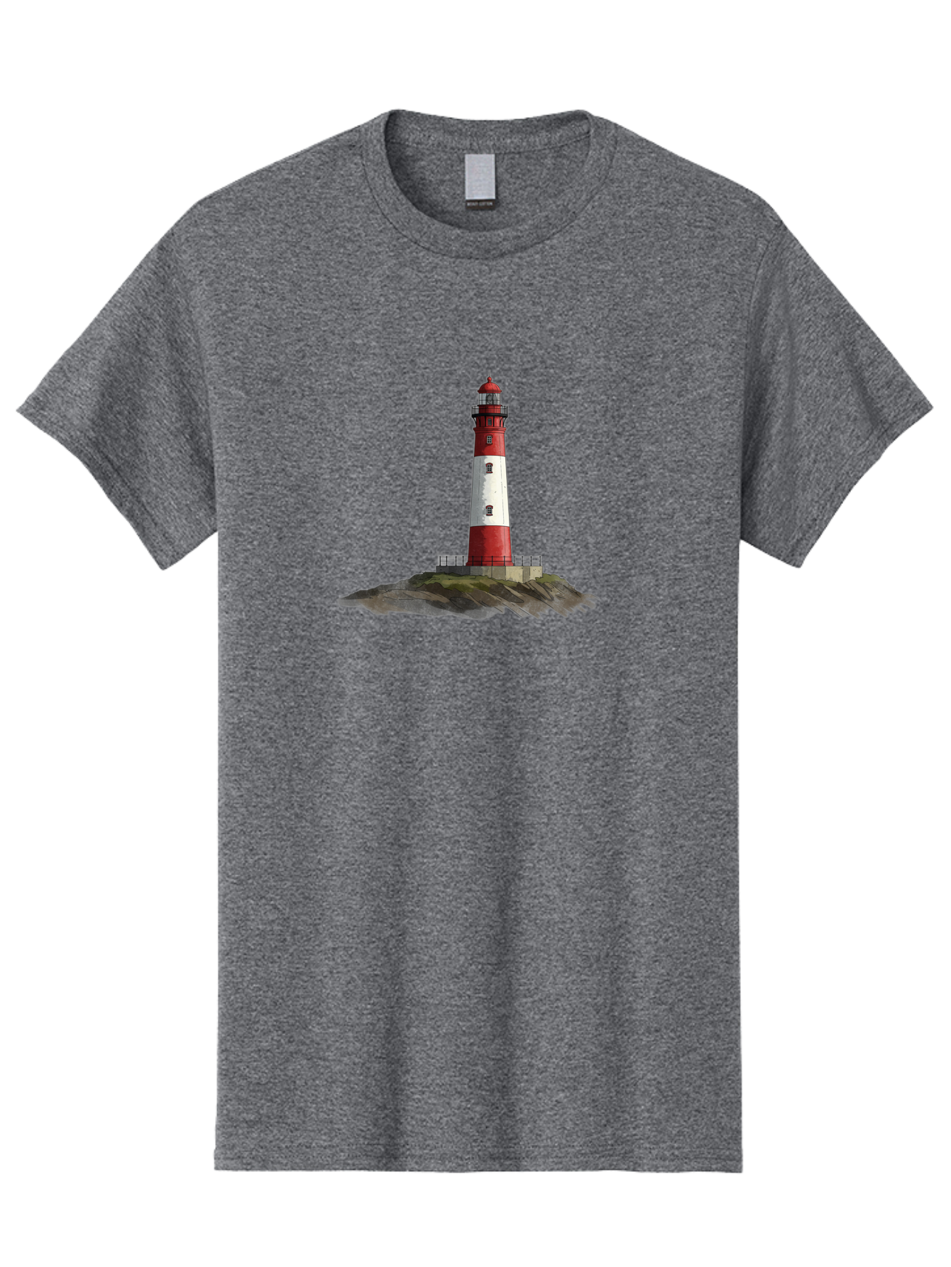 Lighthouse-4 Men'S Graphic Tee, 100% Cotton, Comfortable Casual Summer Wear, Machine Washable, Vintage Camera, Old Camera, Antique Camera, Black Camera, Classic Photography, Photography Equipment, Nostalgic Device, Film Camera, Camera Art Bag708