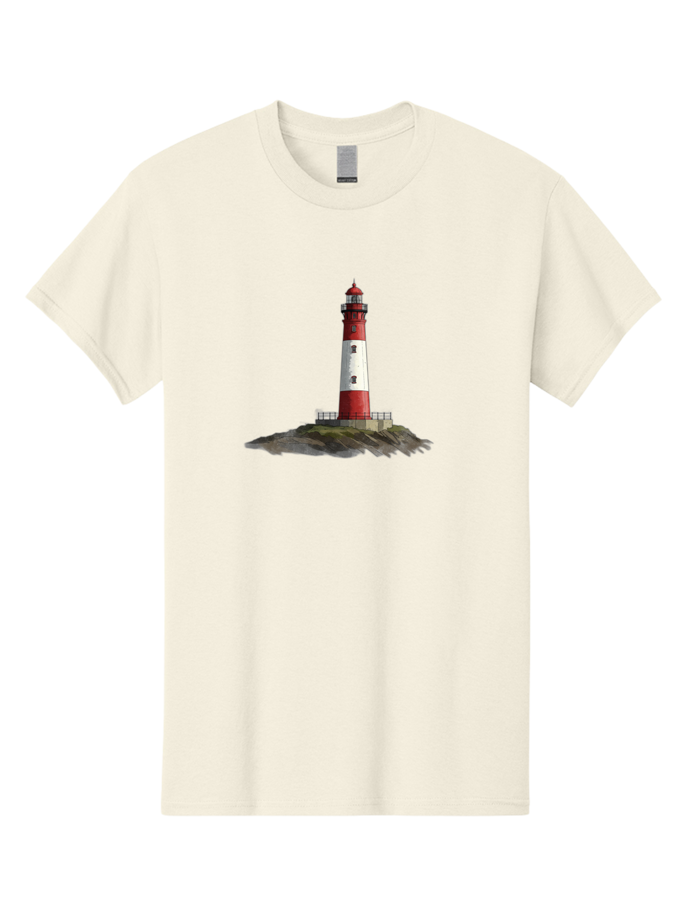 Lighthouse-4 Men'S Graphic Tee, 100% Cotton, Comfortable Casual Summer Wear, Machine Washable, Vintage Camera, Old Camera, Antique Camera, Black Camera, Classic Photography, Photography Equipment, Nostalgic Device, Film Camera, Camera Art Bag708