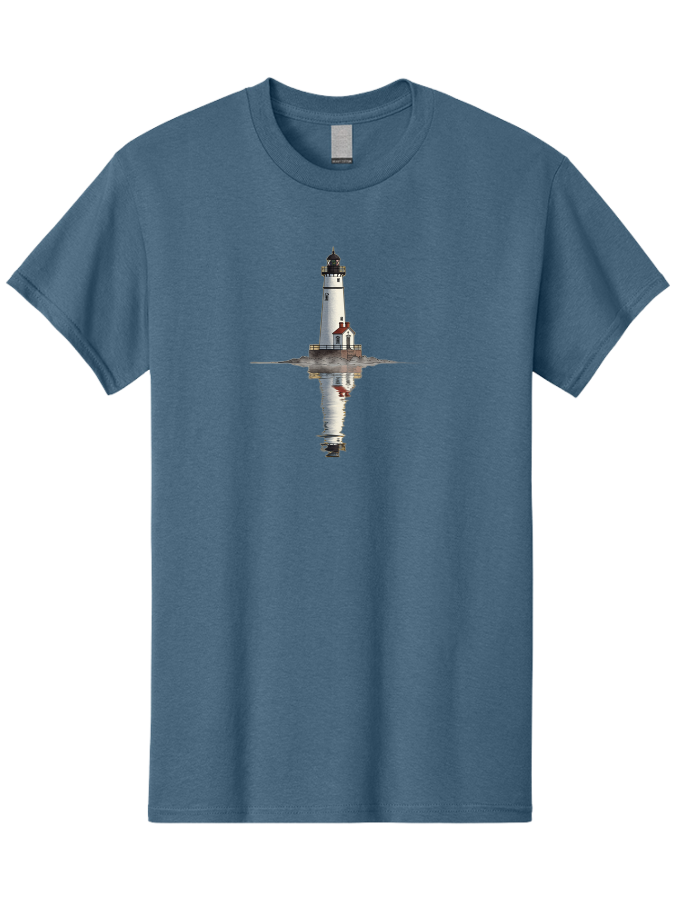 Lighthouse-5 Men'S Graphic Tee, 100% Cotton, Comfortable Casual Summer Wear, Machine Washable, Vintage Camera, Old Camera, Antique Camera, Black Camera, Classic Photography, Photography Equipment, Nostalgic Device, Film Camera, Camera Art Bag709