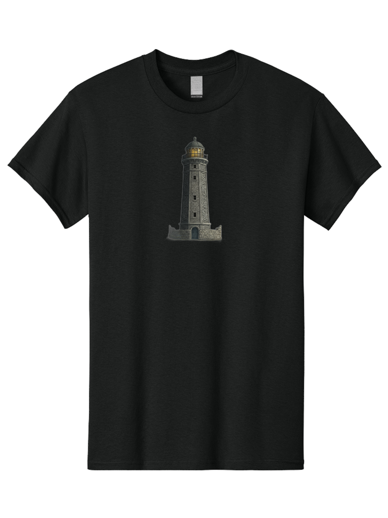 Lighthouse-7 Men'S Graphic Tee, 100% Cotton, Comfortable Casual Summer Wear, Machine Washable, Vintage Camera, Old Camera, Antique Camera, Black Camera, Classic Photography, Photography Equipment, Nostalgic Device, Film Camera, Camera Art Bag711