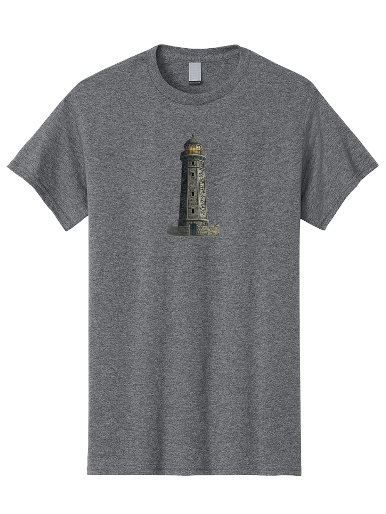 Lighthouse-7 Men'S Graphic Tee, 100% Cotton, Comfortable Casual Summer Wear, Machine Washable, Vintage Camera, Old Camera, Antique Camera, Black Camera, Classic Photography, Photography Equipment, Nostalgic Device, Film Camera, Camera Art Bag711