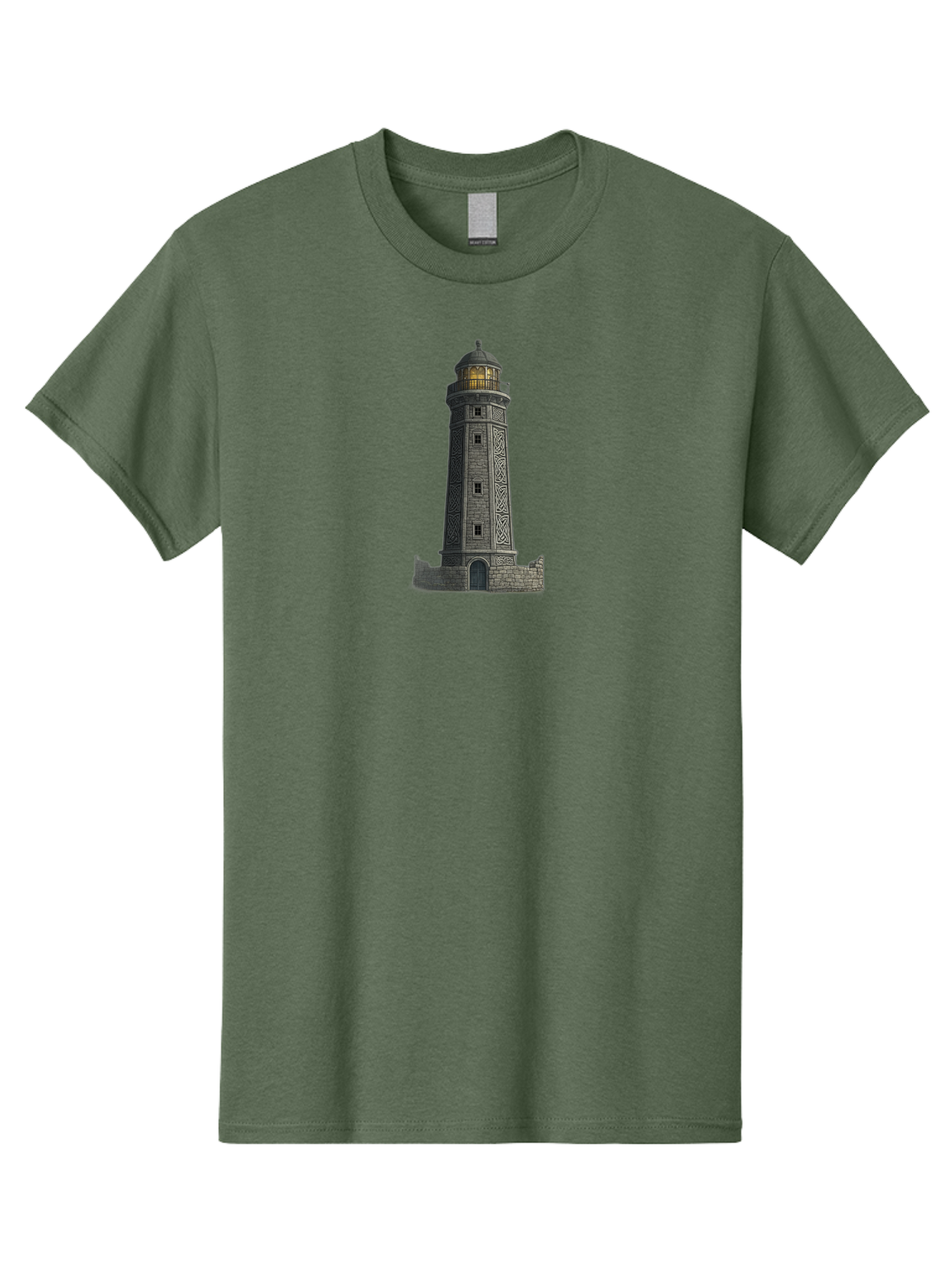 Lighthouse-7 Men'S Graphic Tee, 100% Cotton, Comfortable Casual Summer Wear, Machine Washable, Vintage Camera, Old Camera, Antique Camera, Black Camera, Classic Photography, Photography Equipment, Nostalgic Device, Film Camera, Camera Art Bag711