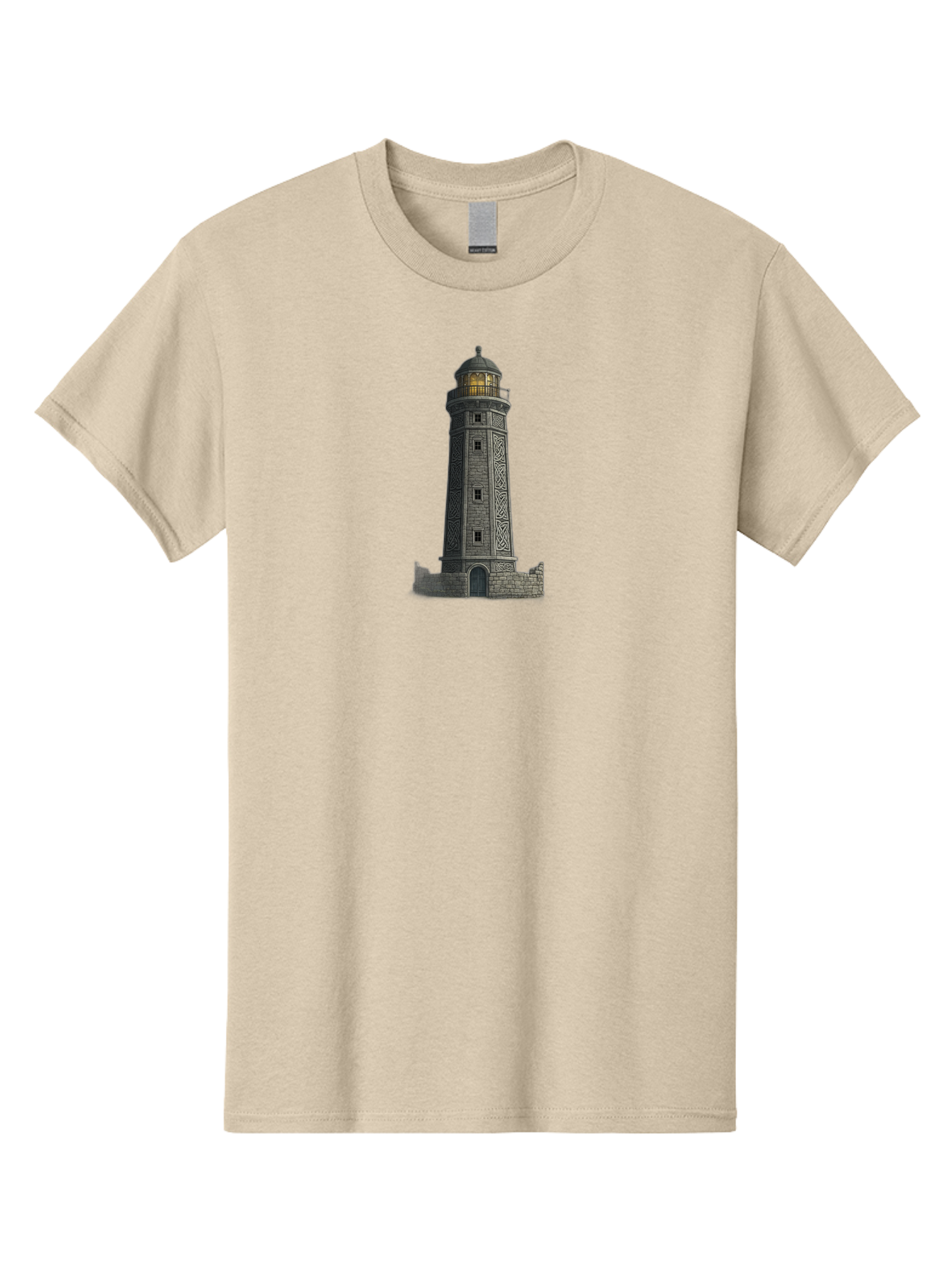 Lighthouse-7 Men'S Graphic Tee, 100% Cotton, Comfortable Casual Summer Wear, Machine Washable, Vintage Camera, Old Camera, Antique Camera, Black Camera, Classic Photography, Photography Equipment, Nostalgic Device, Film Camera, Camera Art Bag711