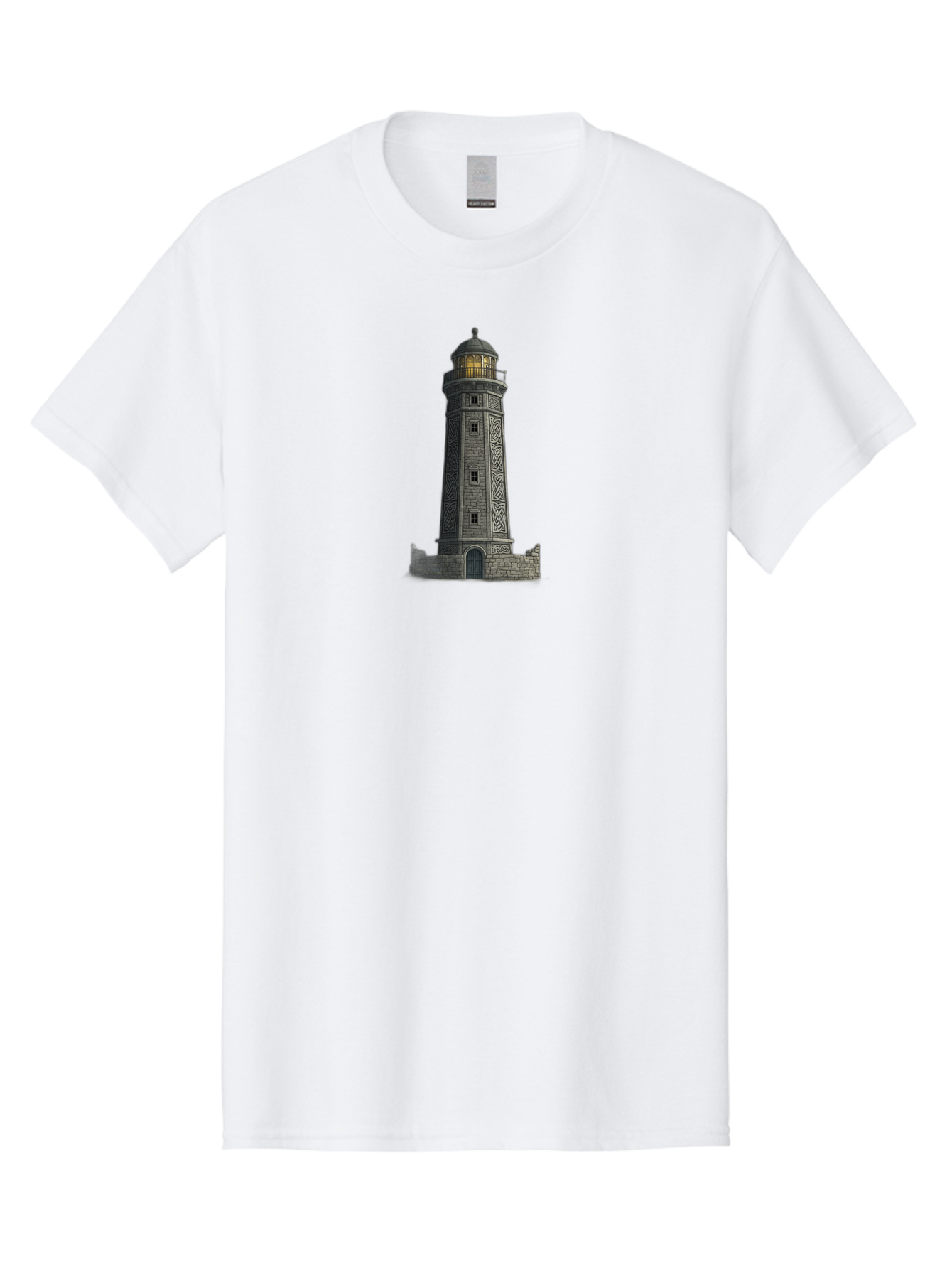 Lighthouse-7 Men'S Graphic Tee, 100% Cotton, Comfortable Casual Summer Wear, Machine Washable, Vintage Camera, Old Camera, Antique Camera, Black Camera, Classic Photography, Photography Equipment, Nostalgic Device, Film Camera, Camera Art Bag711