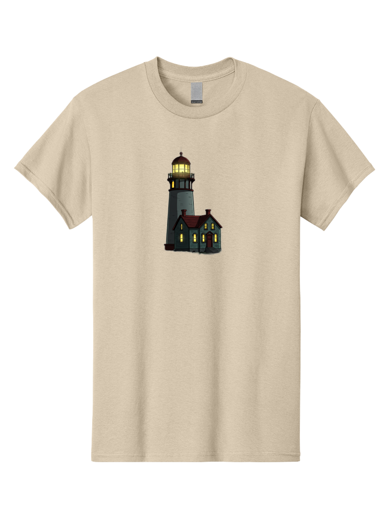 Lighthouse-And-House Men'S Graphic Tee, 100% Cotton, Comfortable Casual Summer Wear, Machine Washable, Vintage Camera, Old Camera, Antique Camera, Black Camera, Classic Photography, Photography Equipment, Nostalgic Device, Film Camera, Bag714