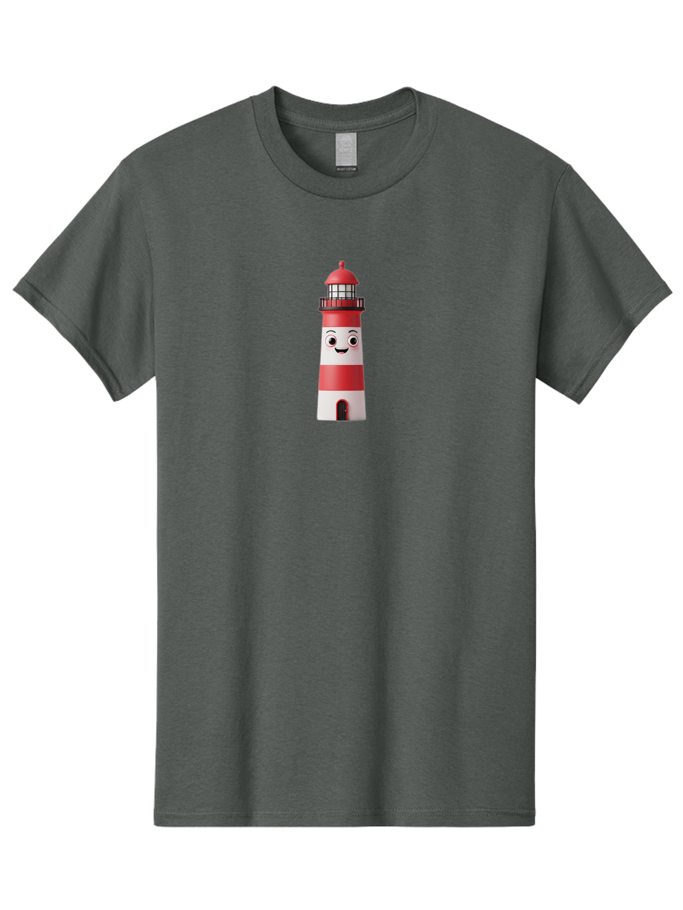 Lighthouse-Character Men'S Graphic Tee, 100% Cotton, Comfortable Casual Summer Wear, Machine Washable, Vintage Camera, Old Camera, Antique Camera, Black Camera, Classic Photography, Photography Equipment, Nostalgic Device, Film Camera, Bag716