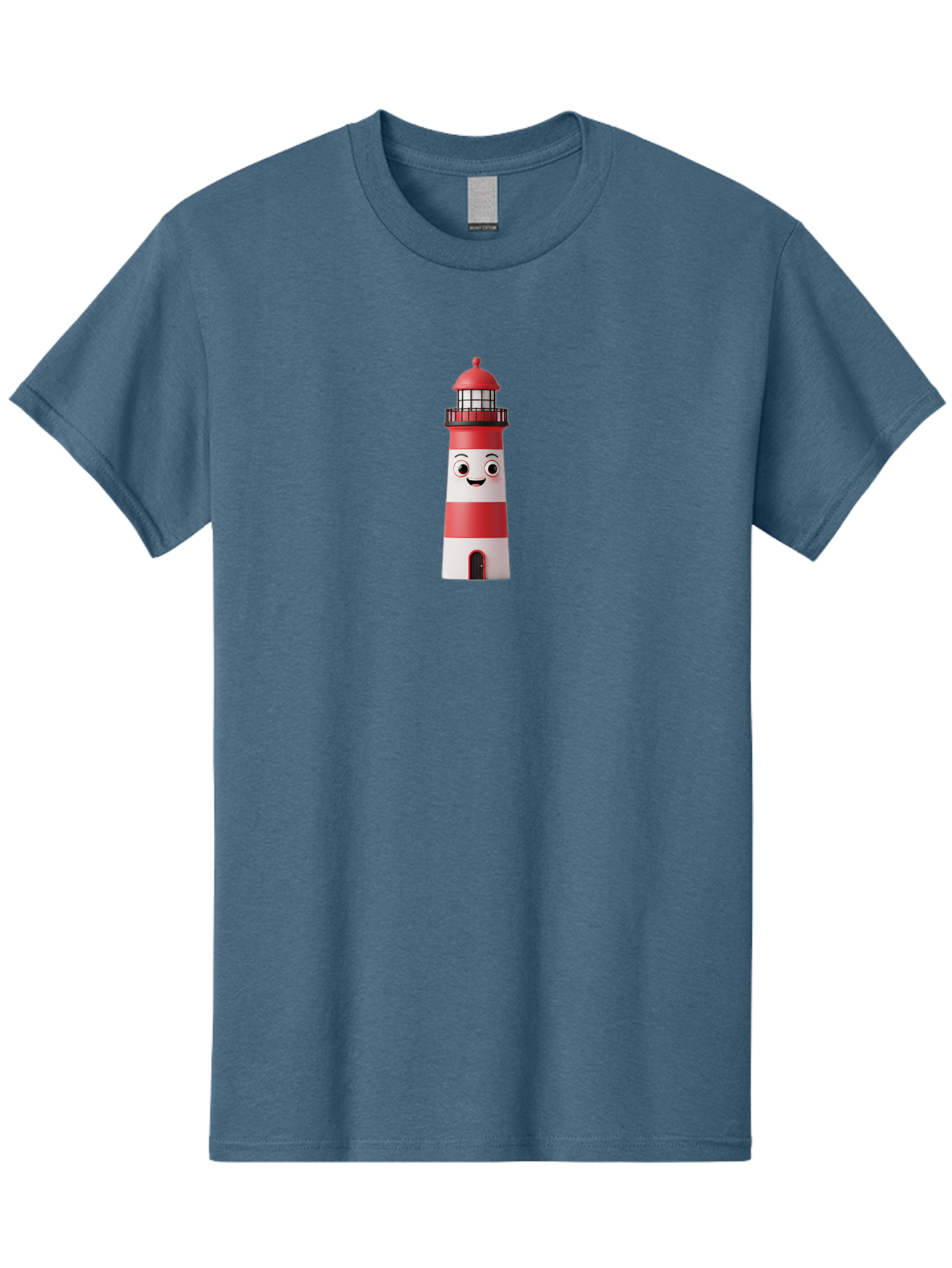 Lighthouse-Character Men'S Graphic Tee, 100% Cotton, Comfortable Casual Summer Wear, Machine Washable, Vintage Camera, Old Camera, Antique Camera, Black Camera, Classic Photography, Photography Equipment, Nostalgic Device, Film Camera, Bag716