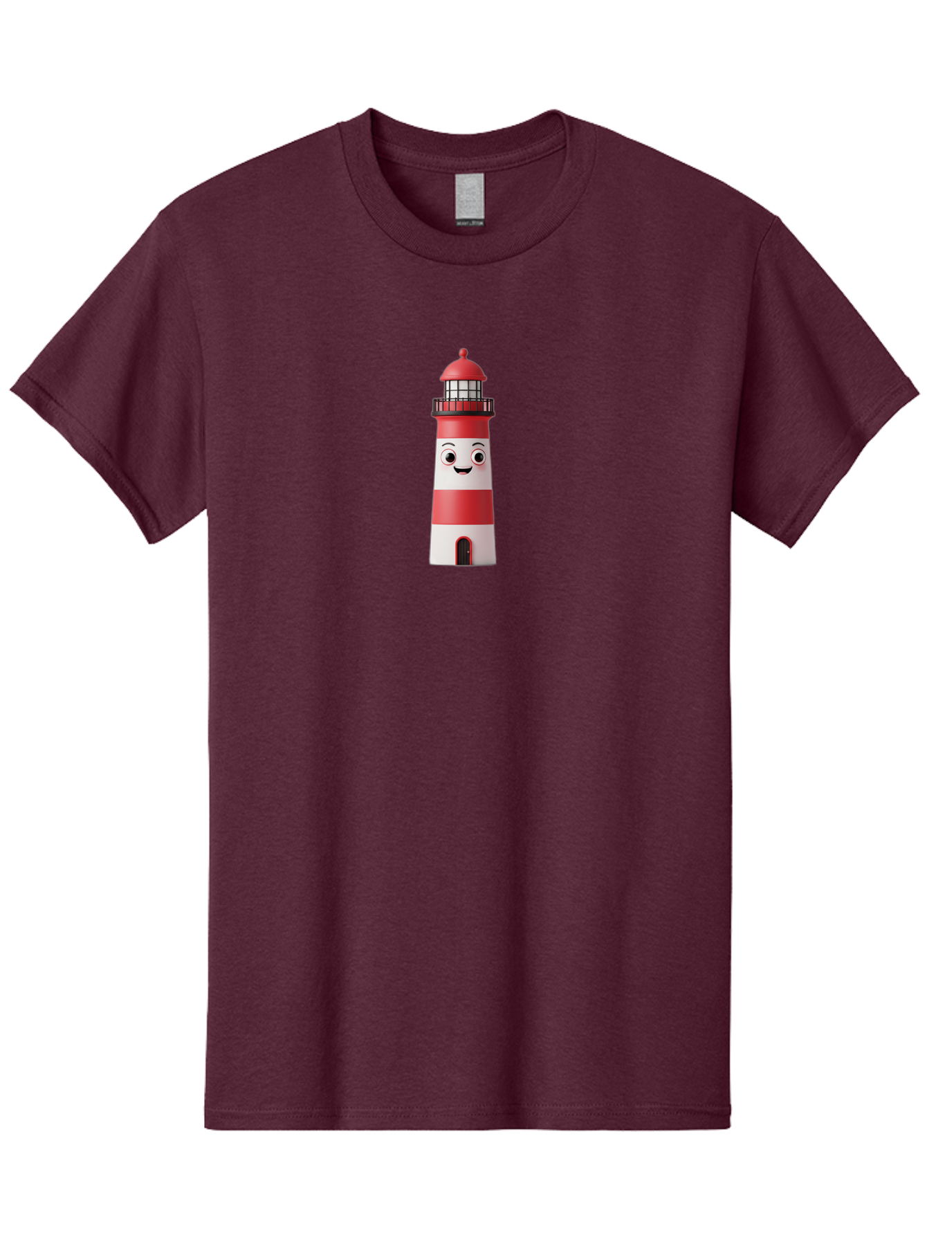 Lighthouse-Character Men'S Graphic Tee, 100% Cotton, Comfortable Casual Summer Wear, Machine Washable, Vintage Camera, Old Camera, Antique Camera, Black Camera, Classic Photography, Photography Equipment, Nostalgic Device, Film Camera, Bag716