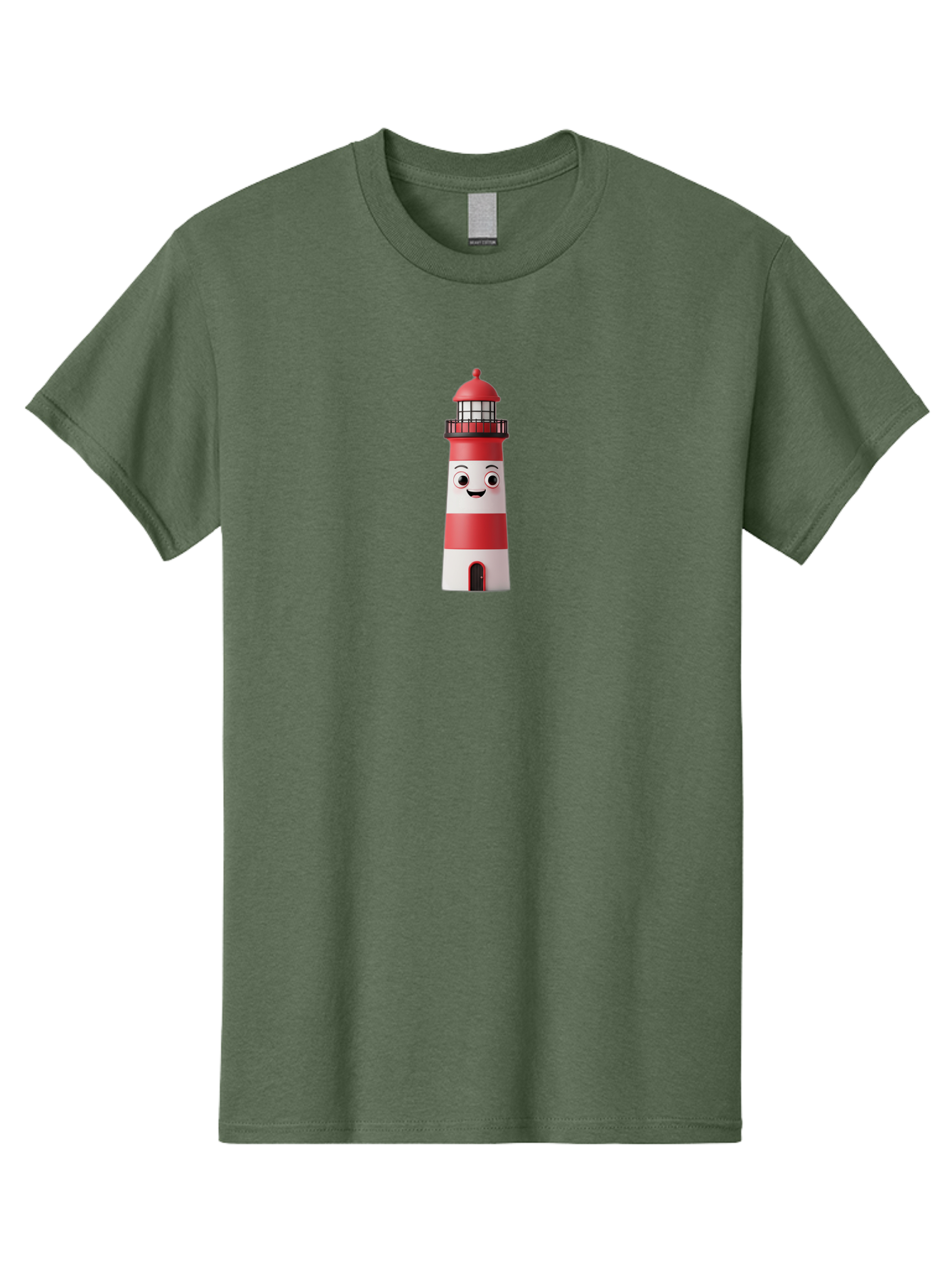 Lighthouse-Character Men'S Graphic Tee, 100% Cotton, Comfortable Casual Summer Wear, Machine Washable, Vintage Camera, Old Camera, Antique Camera, Black Camera, Classic Photography, Photography Equipment, Nostalgic Device, Film Camera, Bag716