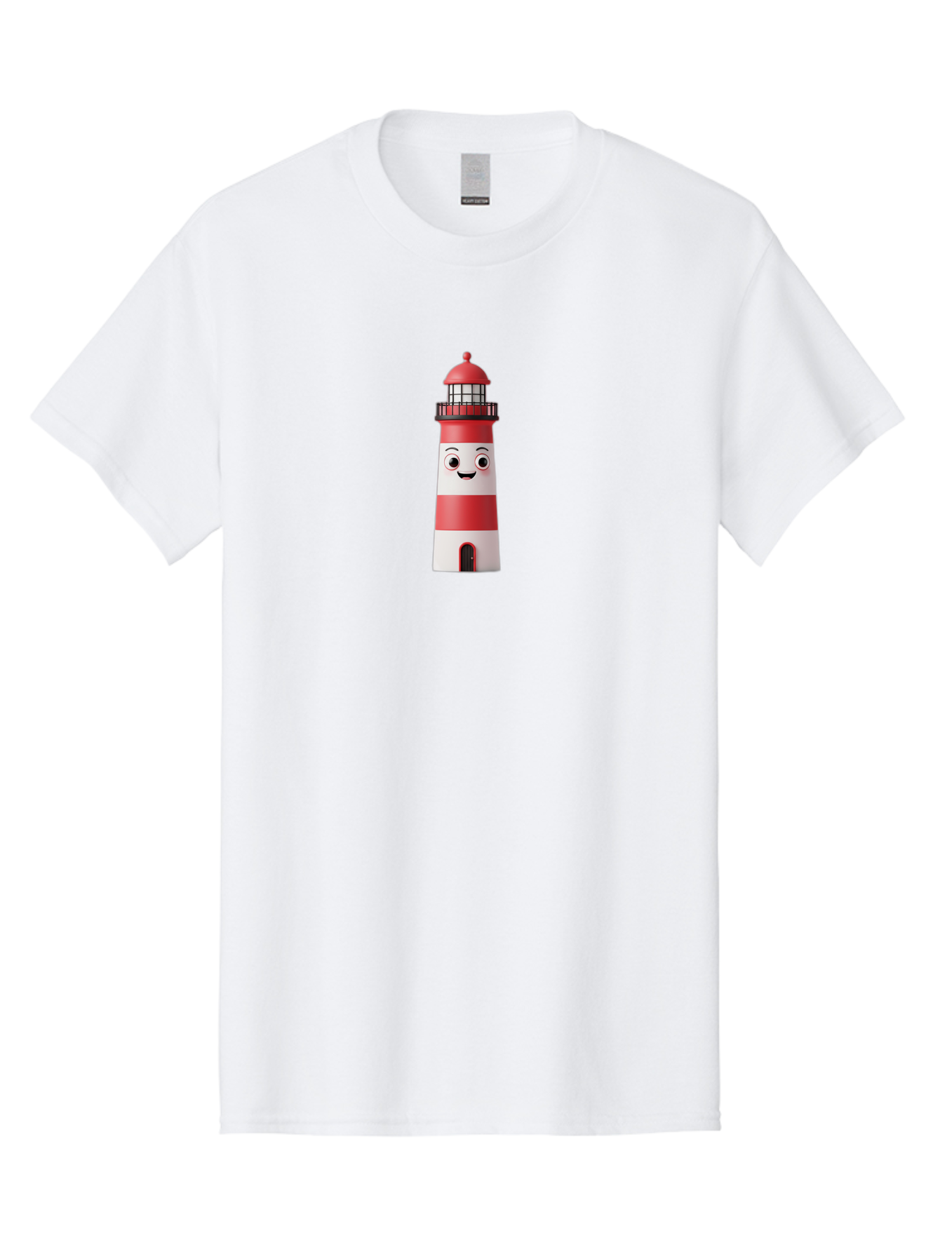 Lighthouse-Character Men'S Graphic Tee, 100% Cotton, Comfortable Casual Summer Wear, Machine Washable, Vintage Camera, Old Camera, Antique Camera, Black Camera, Classic Photography, Photography Equipment, Nostalgic Device, Film Camera, Bag716