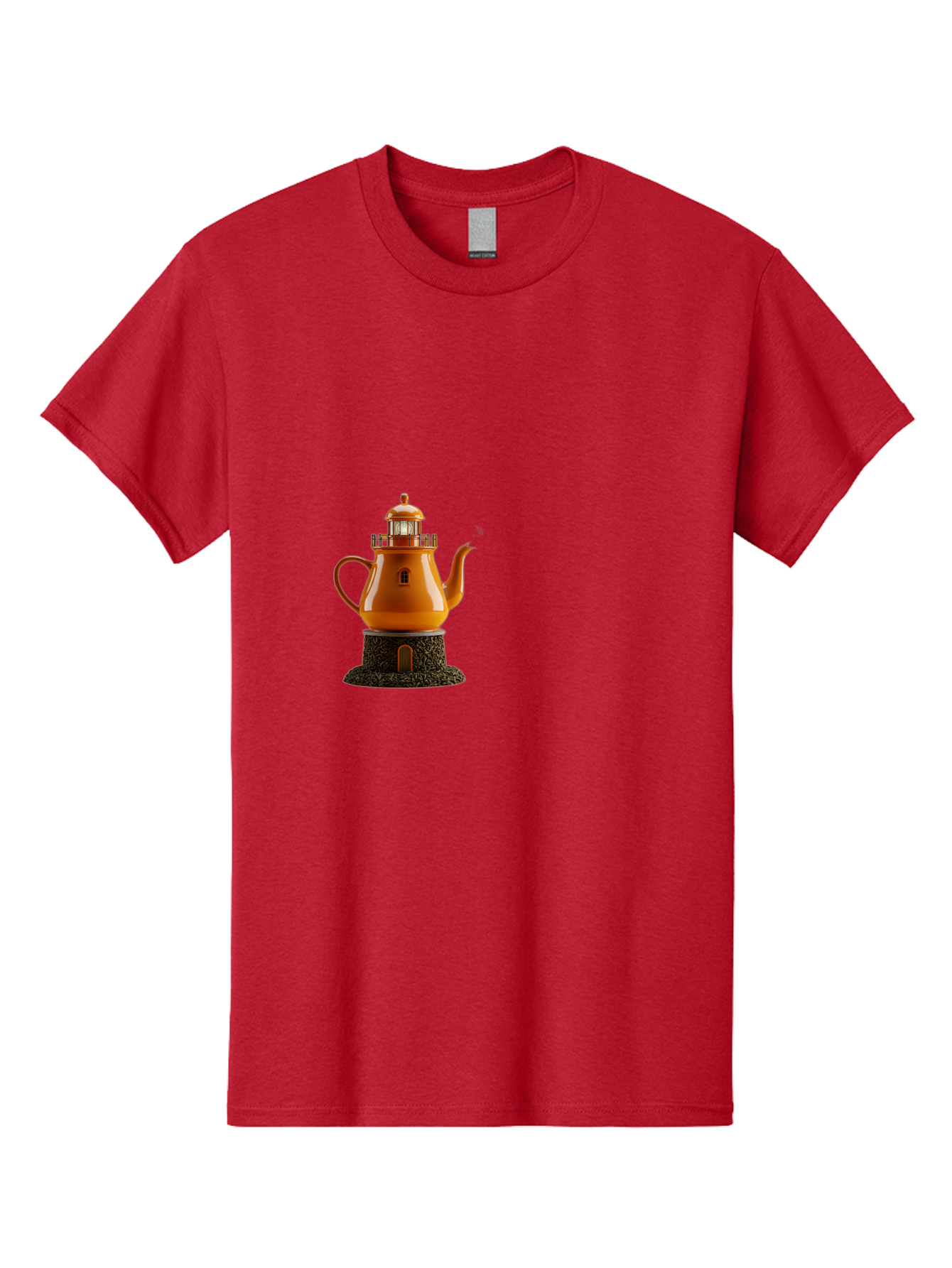 Lighthouse-Teapot Men'S Graphic Tee, 100% Cotton, Comfortable Casual Summer Wear, Machine Washable, Vintage Camera, Old Camera, Antique Camera, Black Camera, Classic Photography, Photography Equipment, Nostalgic Device, Film Camera, Camera Art Bag726