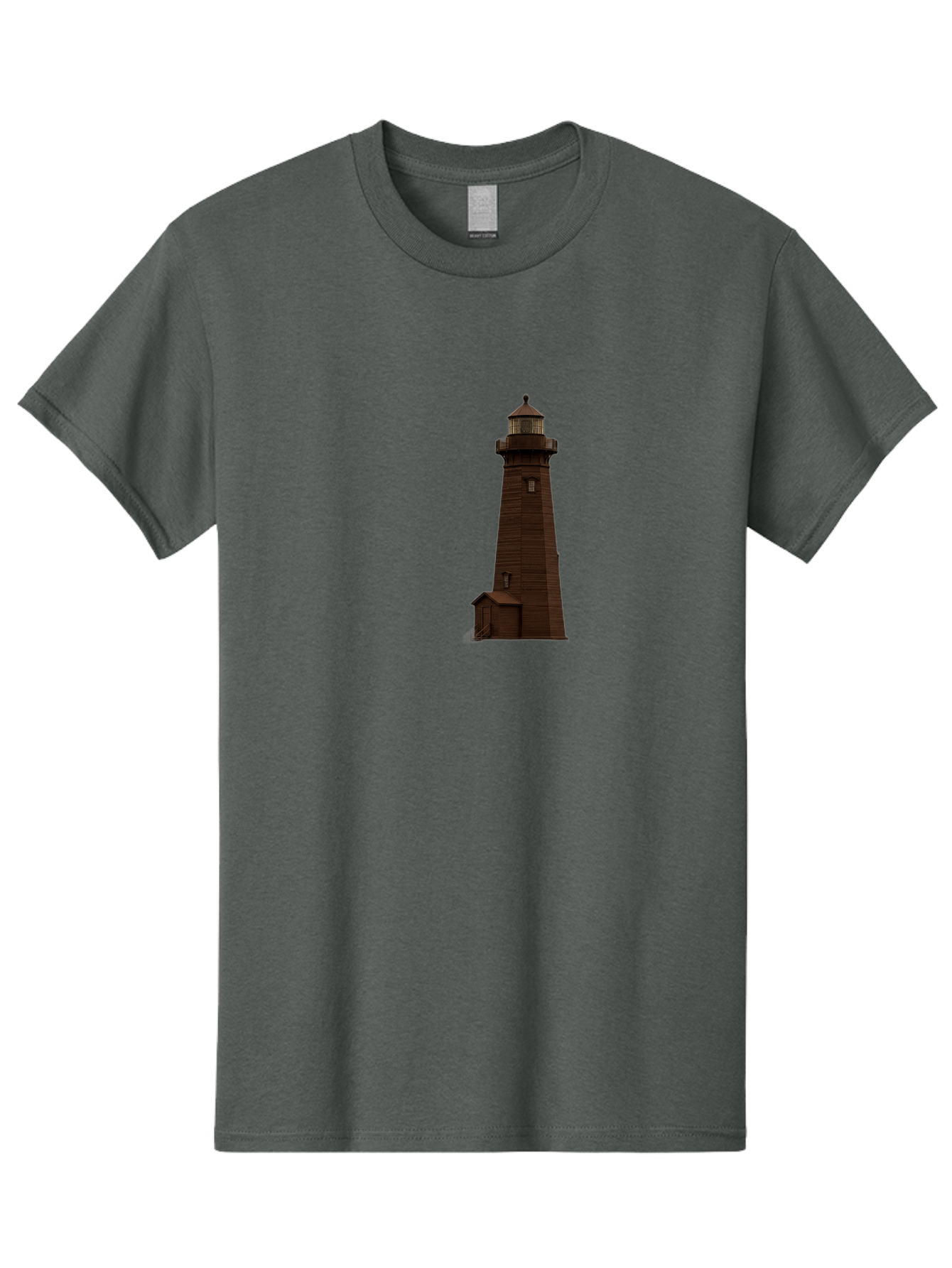 Lighthouse Men'S Graphic Tee, 100% Cotton, Comfortable Casual Summer Wear, Machine Washable, Vintage Camera, Old Camera, Antique Camera, Black Camera, Classic Photography, Photography Equipment, Nostalgic Device, Film Camera, Camera Art Bag727