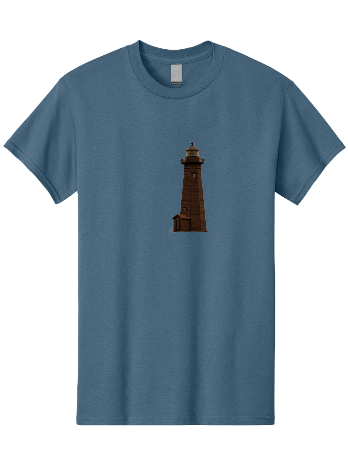 Lighthouse Men'S Graphic Tee, 100% Cotton, Comfortable Casual Summer Wear, Machine Washable, Vintage Camera, Old Camera, Antique Camera, Black Camera, Classic Photography, Photography Equipment, Nostalgic Device, Film Camera, Camera Art Bag727