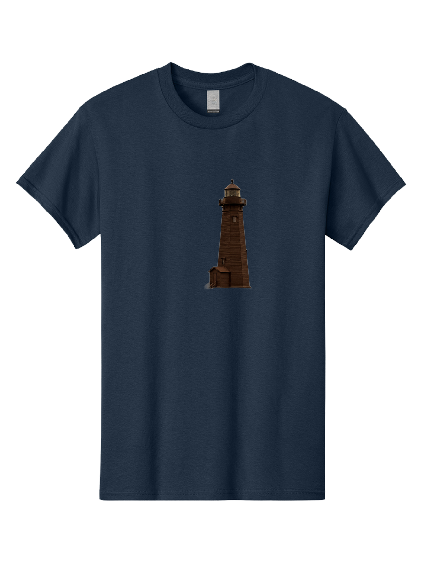 Lighthouse Men'S Graphic Tee, 100% Cotton, Comfortable Casual Summer Wear, Machine Washable, Vintage Camera, Old Camera, Antique Camera, Black Camera, Classic Photography, Photography Equipment, Nostalgic Device, Film Camera, Camera Art Bag727