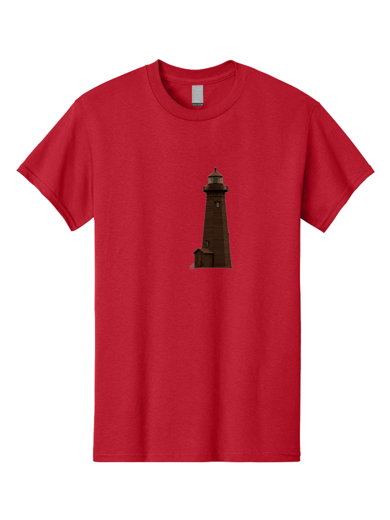 Lighthouse Men'S Graphic Tee, 100% Cotton, Comfortable Casual Summer Wear, Machine Washable, Vintage Camera, Old Camera, Antique Camera, Black Camera, Classic Photography, Photography Equipment, Nostalgic Device, Film Camera, Camera Art Bag727