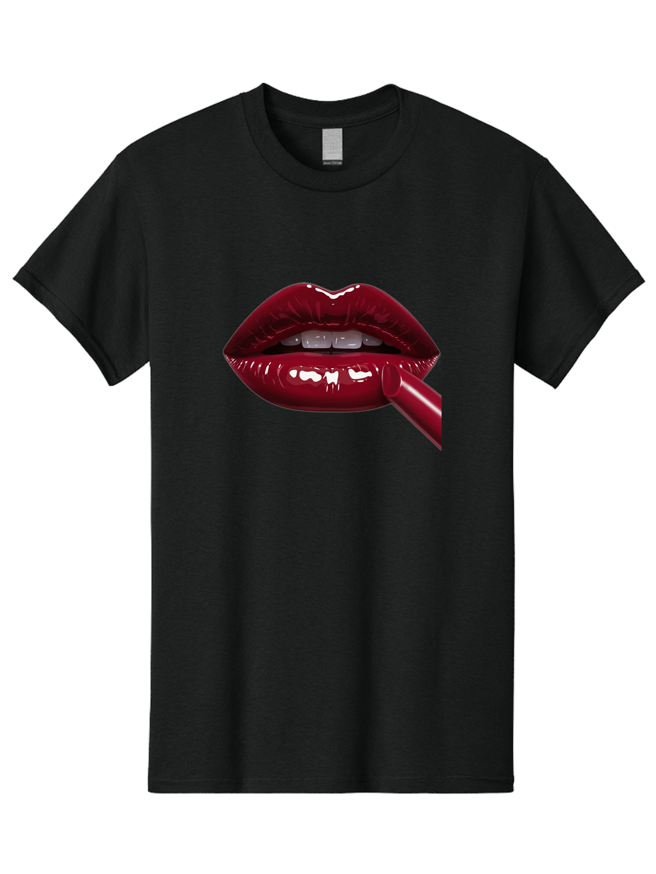 Lipstick Men'S Graphic Tee, 100% Cotton, Comfortable Casual Summer Wear, Machine Washable, Vintage Camera, Old Camera, Antique Camera, Black Camera, Classic Photography, Photography Equipment, Nostalgic Device, Film Camera, Camera Art Bag728