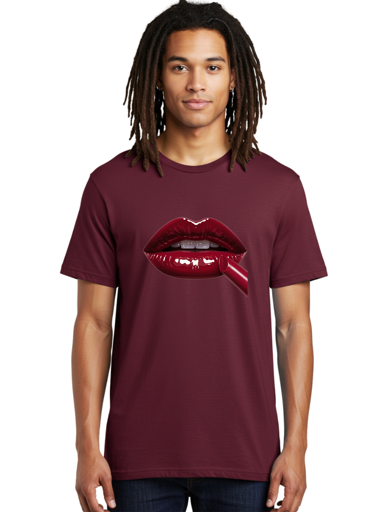 Lipstick Men'S Graphic Tee, 100% Cotton, Comfortable Casual Summer Wear, Machine Washable, Vintage Camera, Old Camera, Antique Camera, Black Camera, Classic Photography, Photography Equipment, Nostalgic Device, Film Camera, Camera Art Bag728