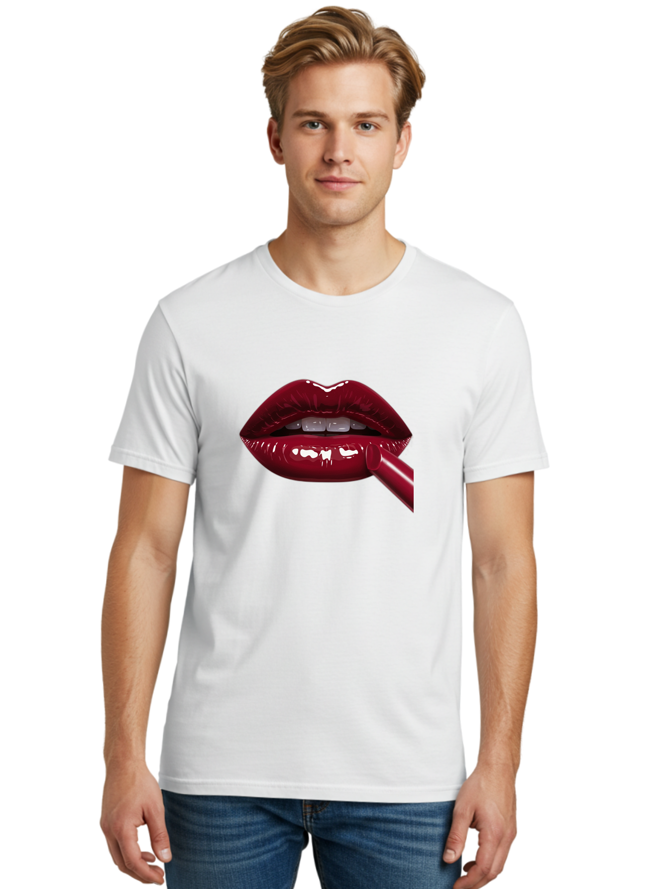 Lipstick Men'S Graphic Tee, 100% Cotton, Comfortable Casual Summer Wear, Machine Washable, Vintage Camera, Old Camera, Antique Camera, Black Camera, Classic Photography, Photography Equipment, Nostalgic Device, Film Camera, Camera Art Bag728