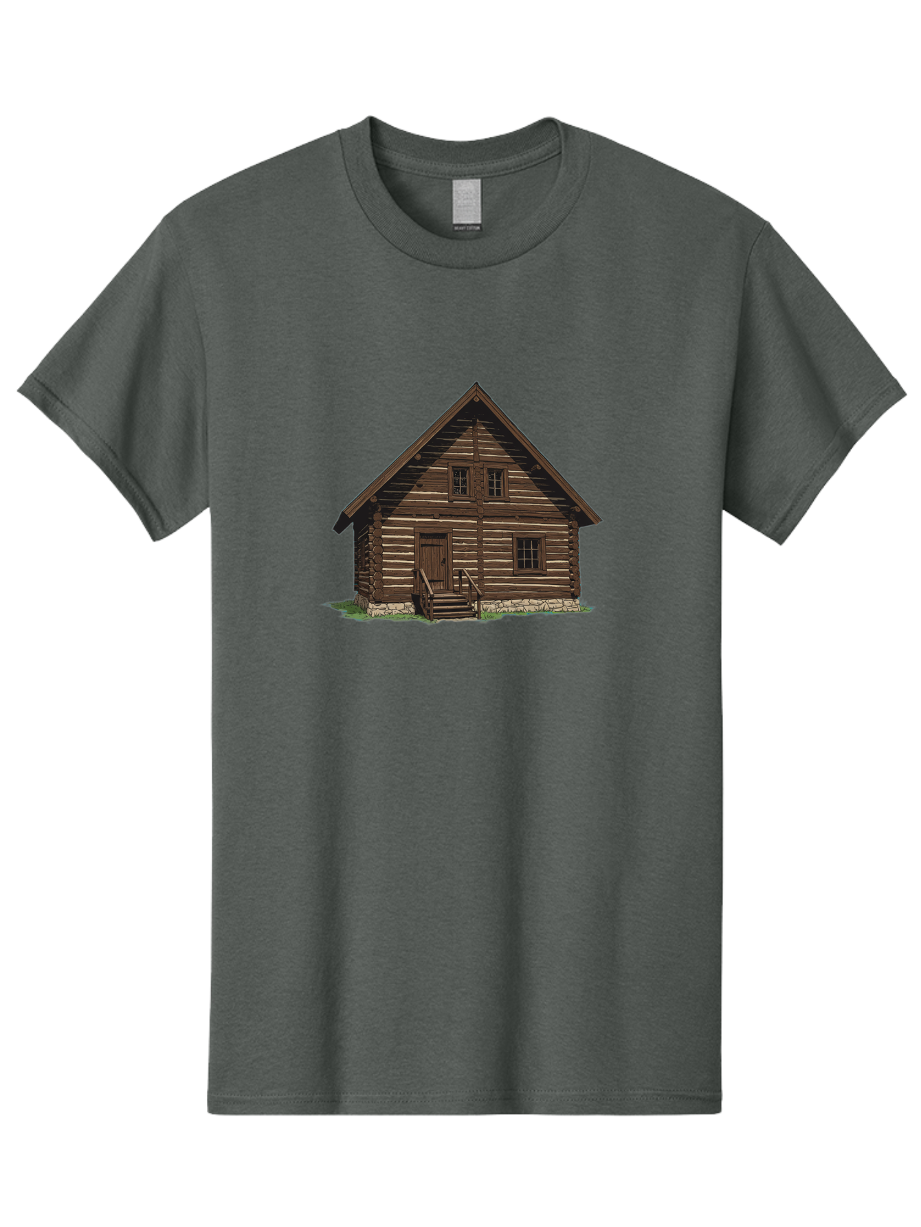 Log-Cabin Men'S Graphic Tee, 100% Cotton, Comfortable Casual Summer Wear, Machine Washable, Vintage Camera, Old Camera, Antique Camera, Black Camera, Classic Photography, Photography Equipment, Nostalgic Device, Film Camera, Camera Art Bag730