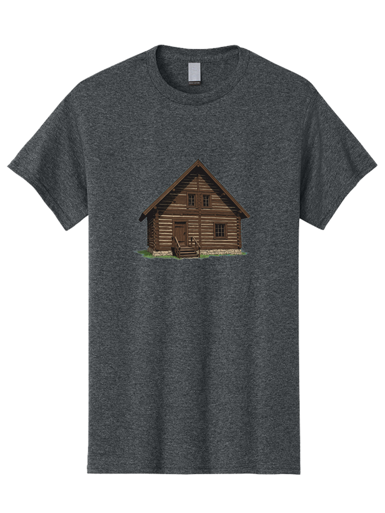 Log-Cabin Men'S Graphic Tee, 100% Cotton, Comfortable Casual Summer Wear, Machine Washable, Vintage Camera, Old Camera, Antique Camera, Black Camera, Classic Photography, Photography Equipment, Nostalgic Device, Film Camera, Camera Art Bag730