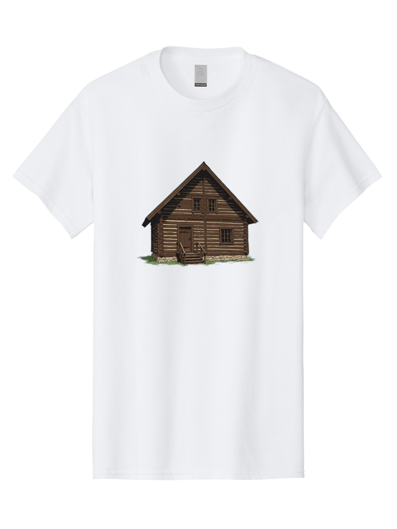 Log-Cabin Men'S Graphic Tee, 100% Cotton, Comfortable Casual Summer Wear, Machine Washable, Vintage Camera, Old Camera, Antique Camera, Black Camera, Classic Photography, Photography Equipment, Nostalgic Device, Film Camera, Camera Art Bag730