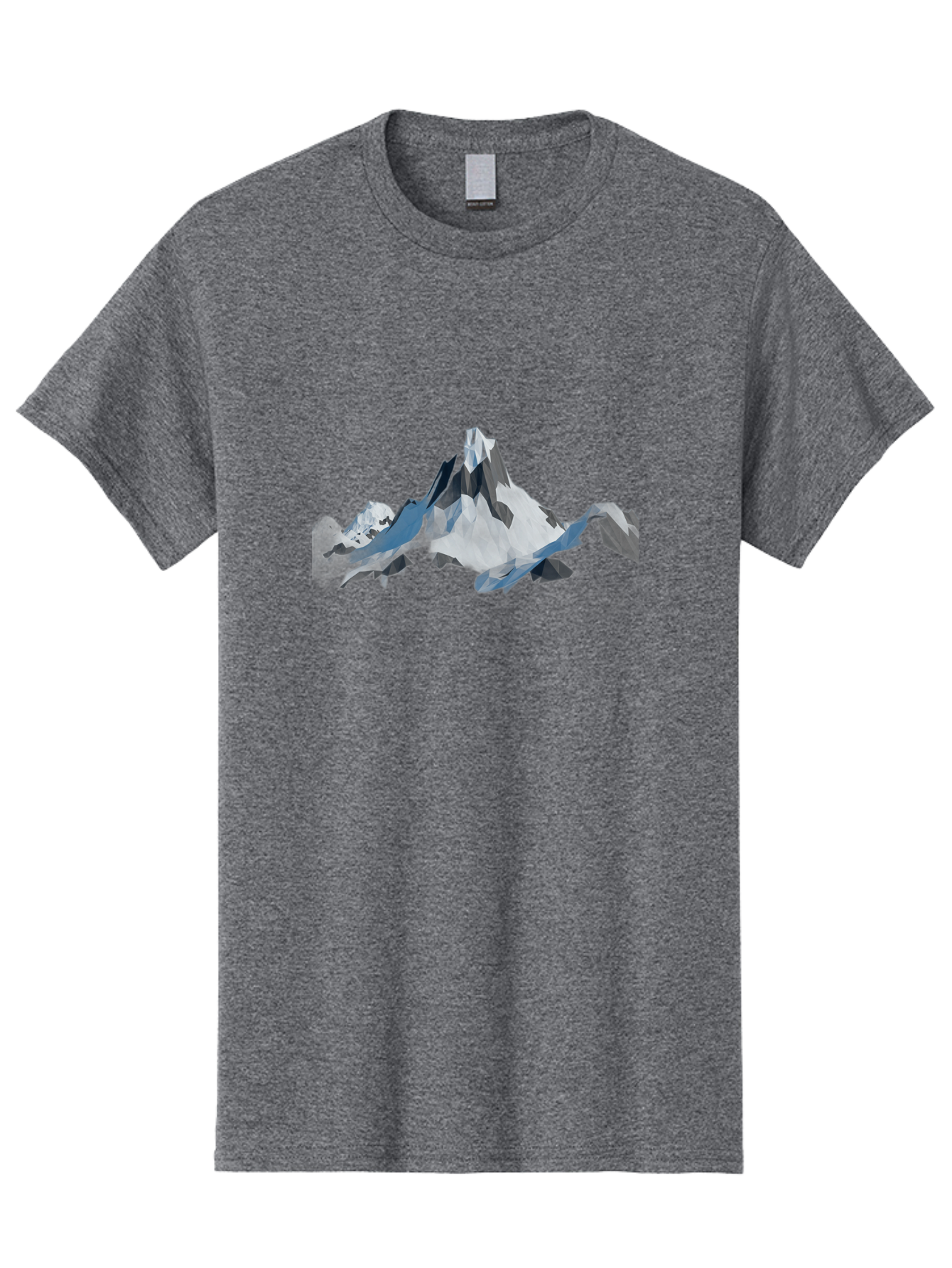 Low-Poly-Mountain-Landscape Men'S Graphic Tee, 100% Cotton, Comfortable Casual Summer Wear, Machine Washable, Vintage Camera, Old Camera, Antique Camera, Black Camera, Classic Photography, Photography Equipment, Nostalgic Device, Film Camera, Bag733