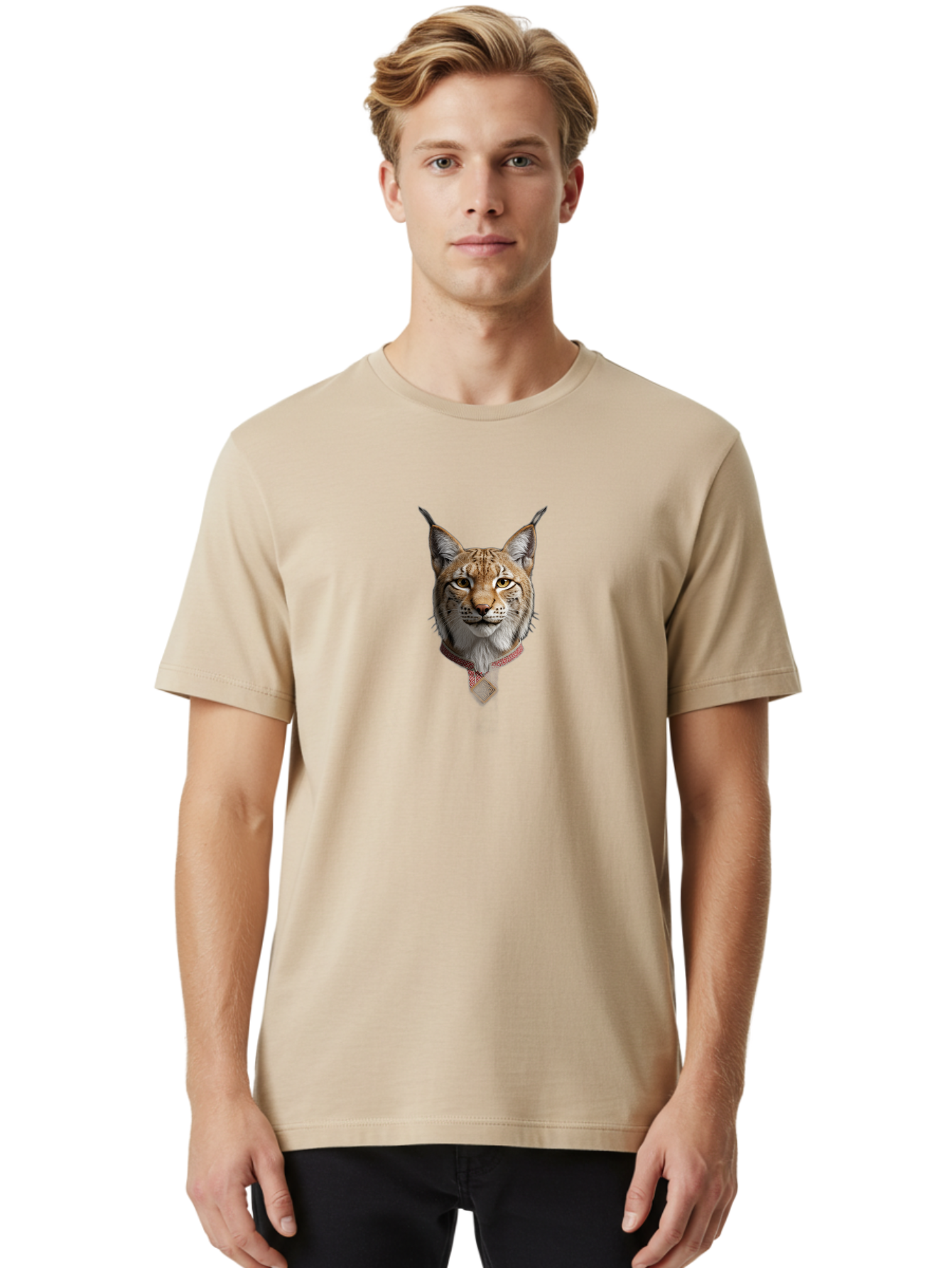 Lynx-Head Men'S Graphic Tee, 100% Cotton, Comfortable Casual Summer Wear, Machine Washable, Vintage Camera, Old Camera, Antique Camera, Black Camera, Classic Photography, Photography Equipment, Nostalgic Device, Film Camera, Camera Art Bag738