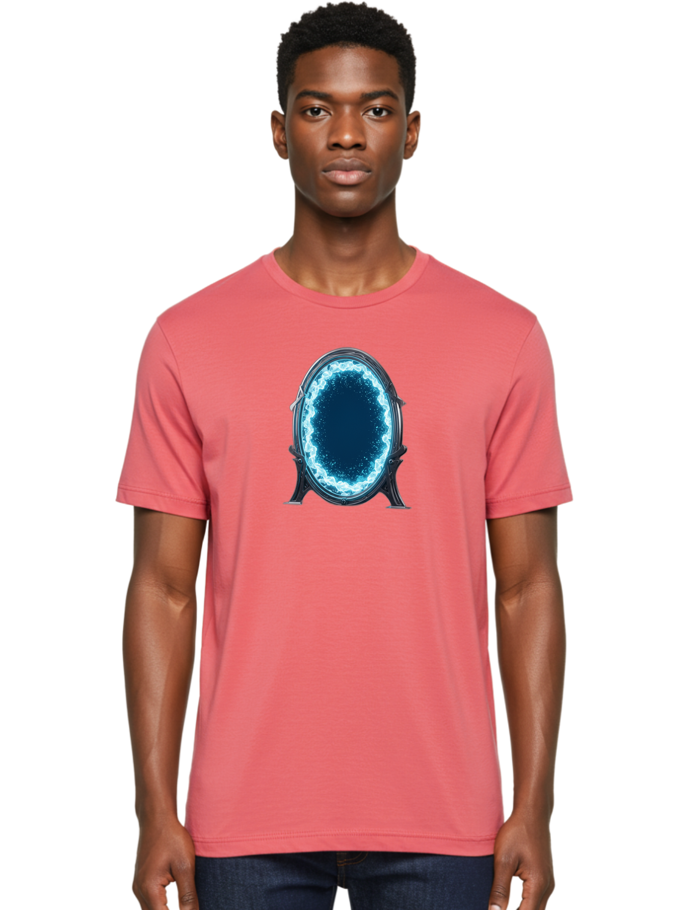 Magic-Mirror Men'S Graphic Tee, 100% Cotton, Comfortable Casual Summer Wear, Machine Washable, Vintage Camera, Old Camera, Antique Camera, Black Camera, Classic Photography, Photography Equipment, Nostalgic Device, Film Camera, Camera Art Bag740