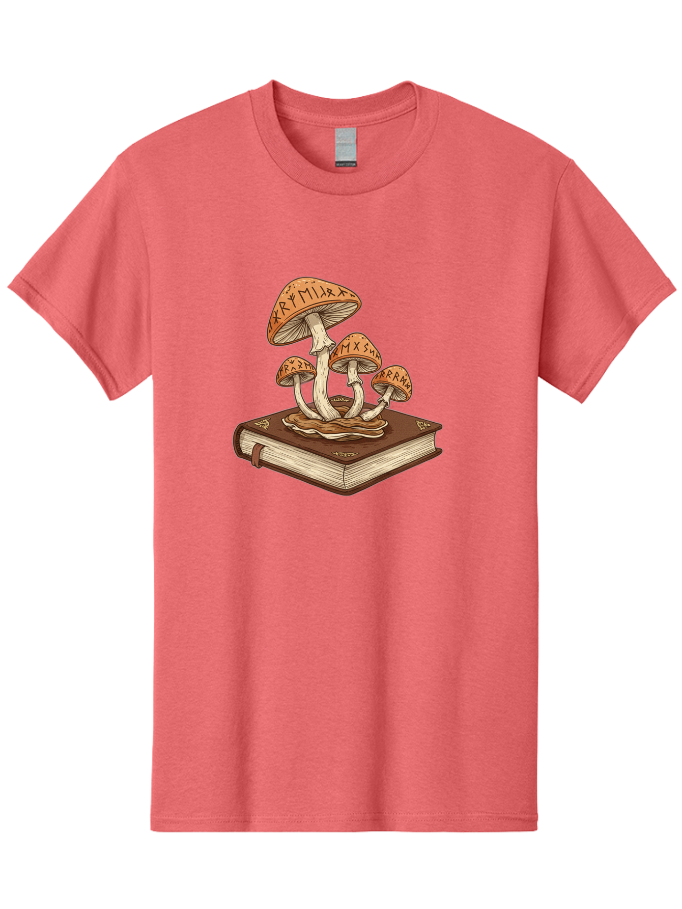 Magic-Mushrooms-On-Book Men'S Graphic Tee, 100% Cotton, Comfortable Casual Summer Wear, Machine Washable, Vintage Camera, Old Camera, Antique Camera, Black Camera, Classic Photography, Photography Equipment, Nostalgic Device, Film Camera, Bag741