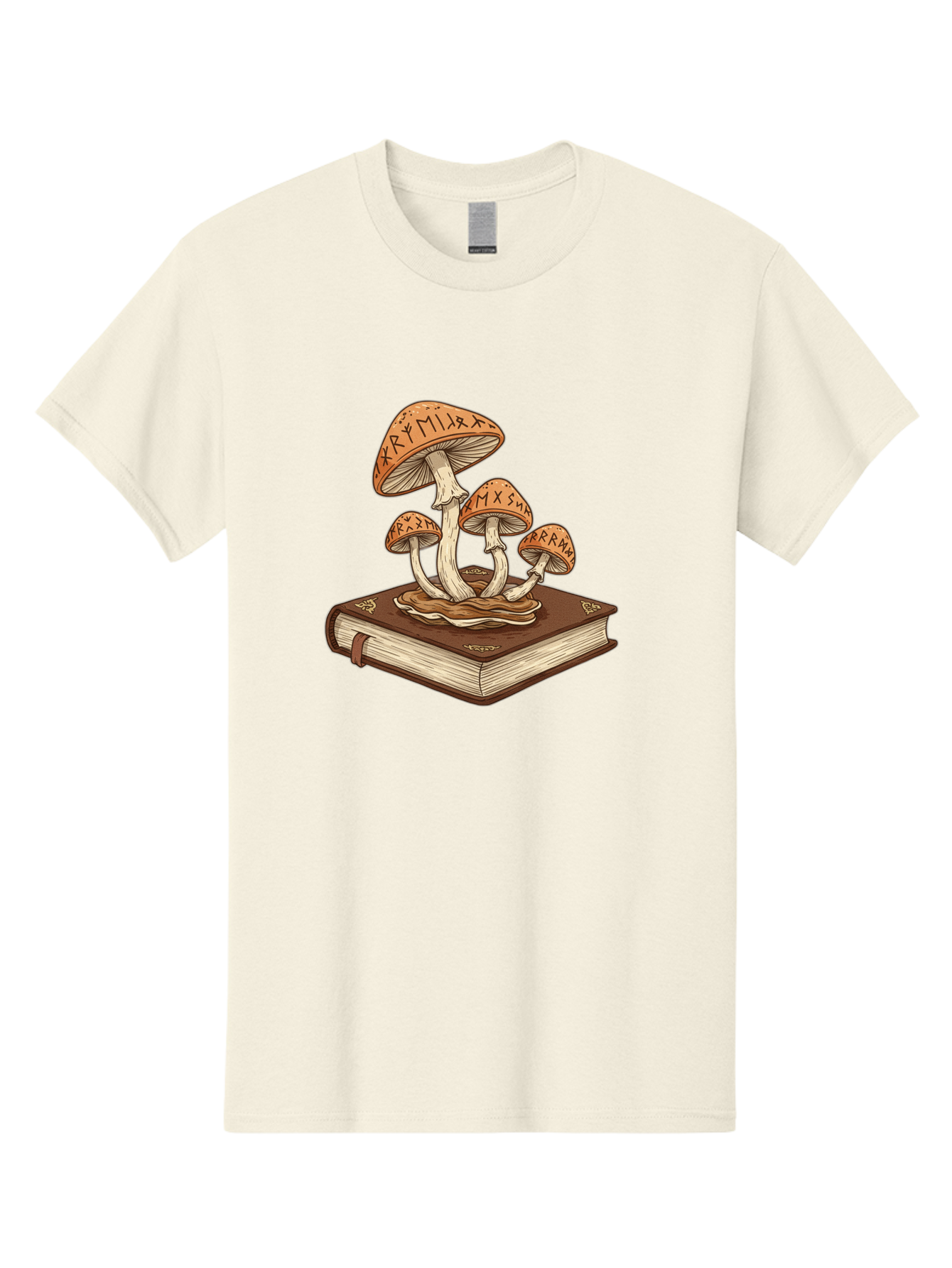 Magic-Mushrooms-On-Book Men'S Graphic Tee, 100% Cotton, Comfortable Casual Summer Wear, Machine Washable, Vintage Camera, Old Camera, Antique Camera, Black Camera, Classic Photography, Photography Equipment, Nostalgic Device, Film Camera, Bag741