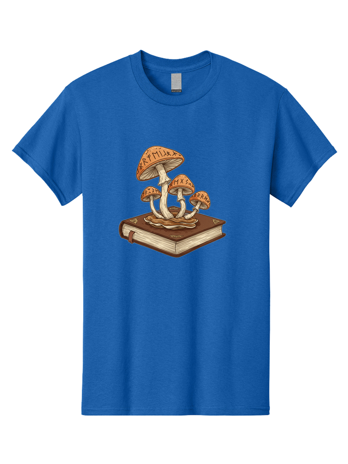 Magic-Mushrooms-On-Book Men'S Graphic Tee, 100% Cotton, Comfortable Casual Summer Wear, Machine Washable, Vintage Camera, Old Camera, Antique Camera, Black Camera, Classic Photography, Photography Equipment, Nostalgic Device, Film Camera, Bag741