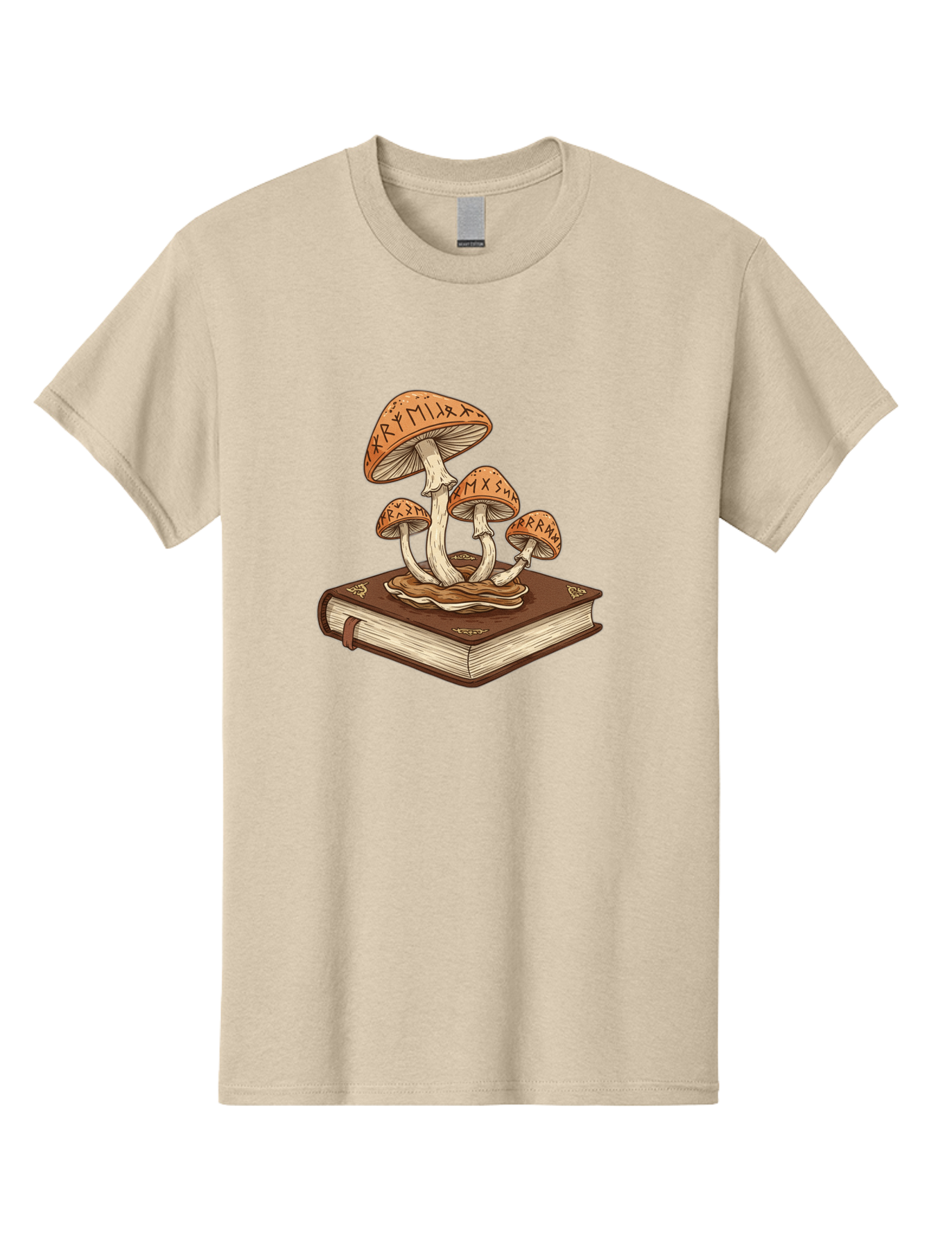 Magic-Mushrooms-On-Book Men'S Graphic Tee, 100% Cotton, Comfortable Casual Summer Wear, Machine Washable, Vintage Camera, Old Camera, Antique Camera, Black Camera, Classic Photography, Photography Equipment, Nostalgic Device, Film Camera, Bag741