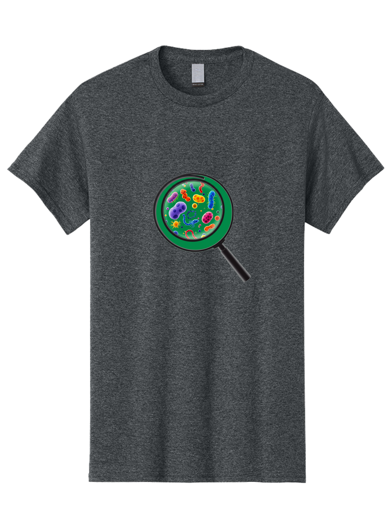 Magnifying-Glass-Microbes Men'S Graphic Tee, 100% Cotton, Comfortable Casual Summer Wear, Machine Washable, Vintage Camera, Old Camera, Antique Camera, Black Camera, Classic Photography, Photography Equipment, Nostalgic Device, Film Camera, Bag742