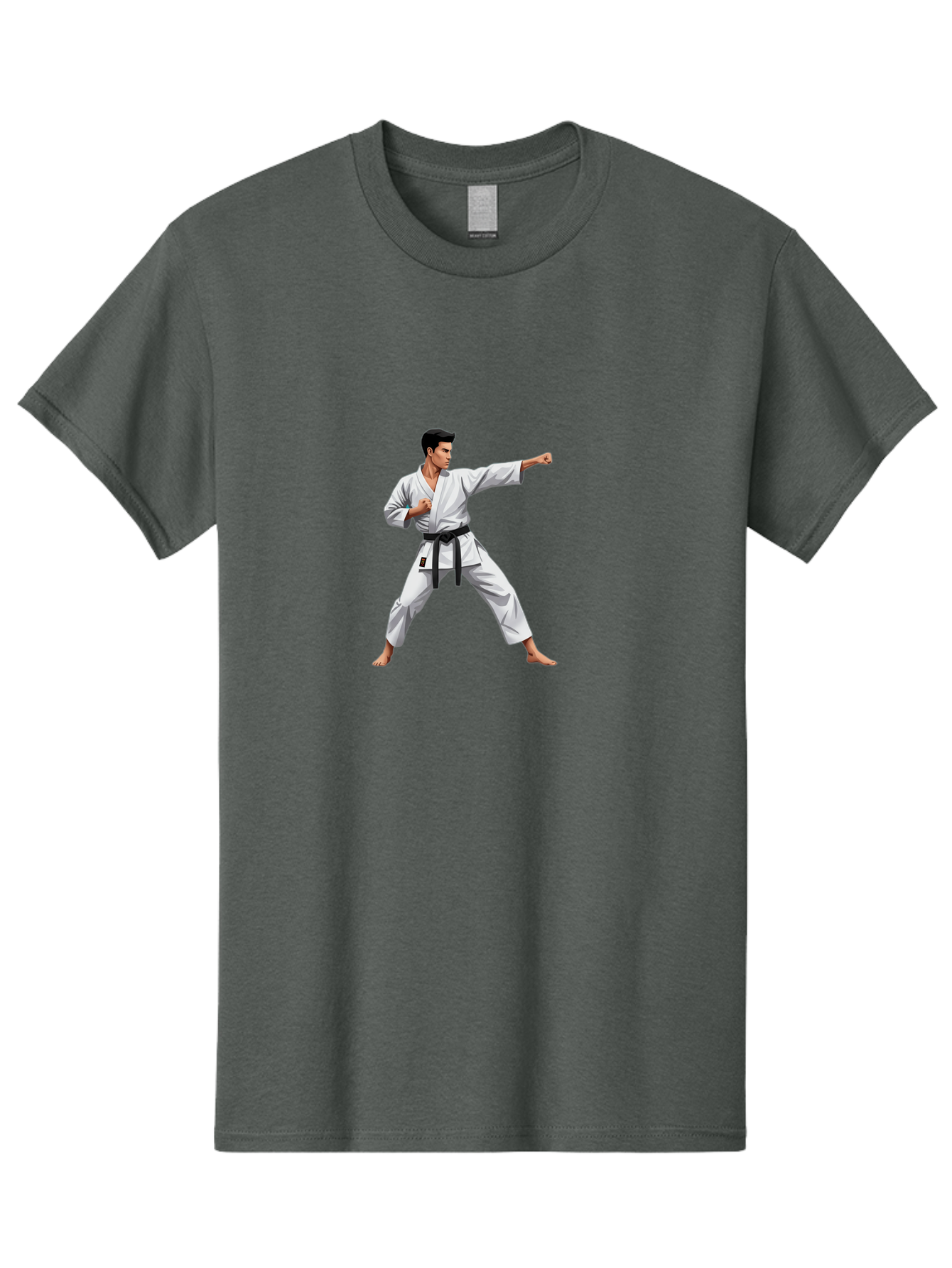 Man-In-Karate-Pose Men'S Graphic Tee, 100% Cotton, Comfortable Casual Summer Wear, Machine Washable, Vintage Camera, Old Camera, Antique Camera, Black Camera, Classic Photography, Photography Equipment, Nostalgic Device, Film Camera, Bag745