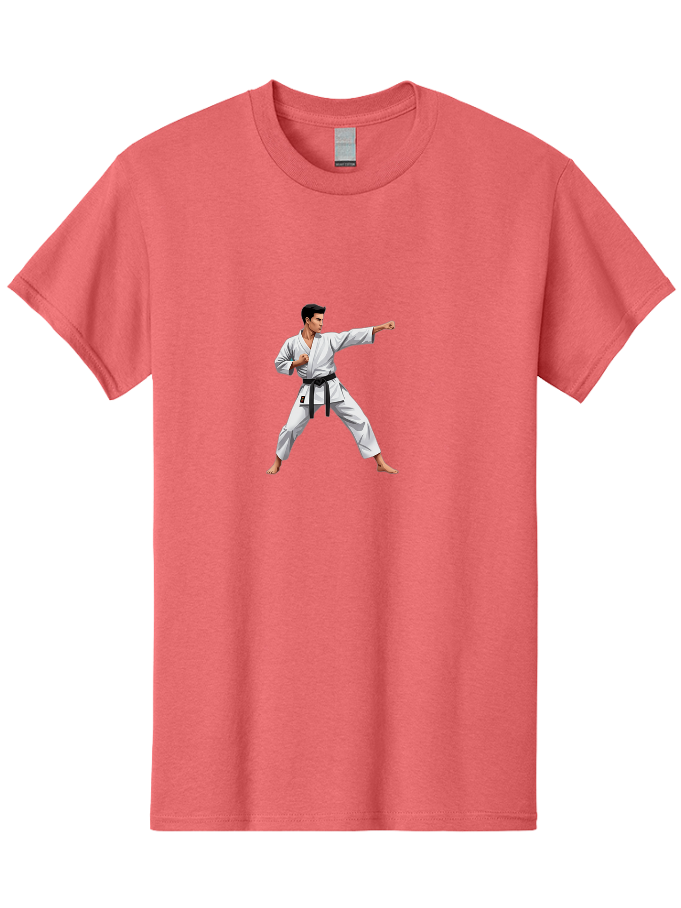 Man-In-Karate-Pose Men'S Graphic Tee, 100% Cotton, Comfortable Casual Summer Wear, Machine Washable, Vintage Camera, Old Camera, Antique Camera, Black Camera, Classic Photography, Photography Equipment, Nostalgic Device, Film Camera, Bag745